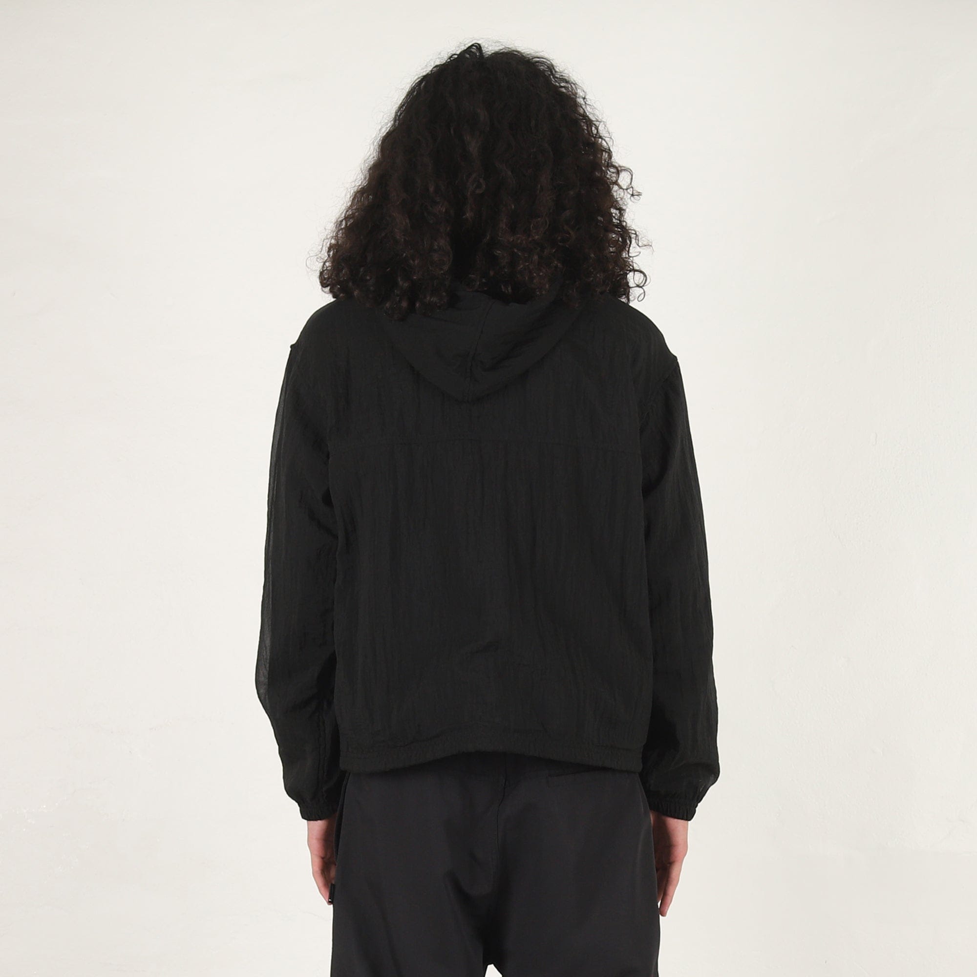 Stussy Layered Mesh Hooded Jacket - Black