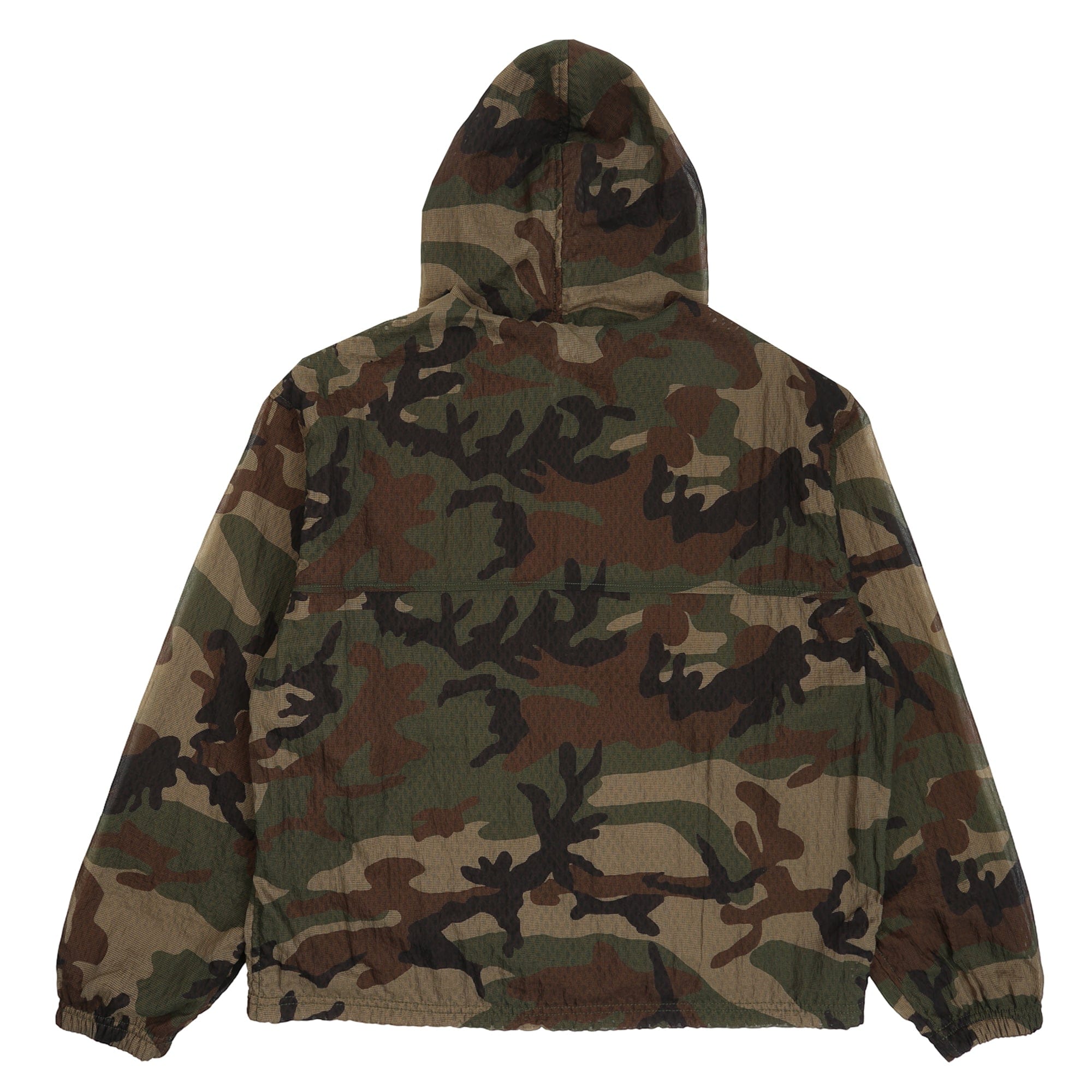 Stussy Layered Mesh Hooded Jacket - Woodland Camo