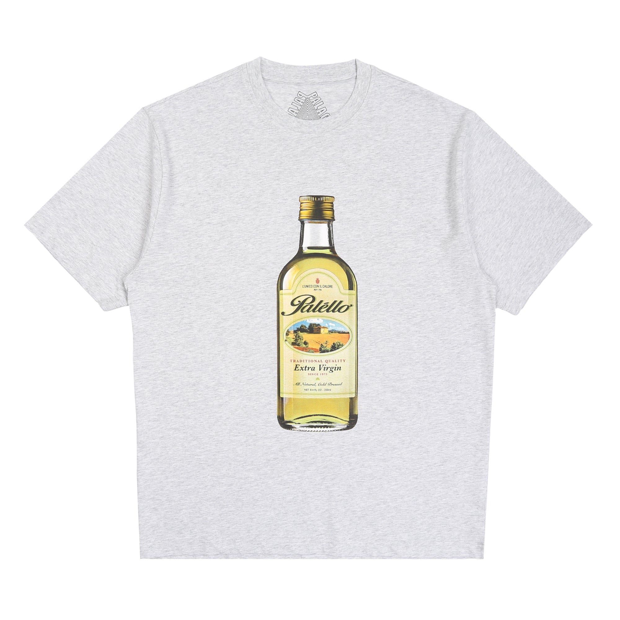Palace Extra Virgin T-Shirt - Grey Marl