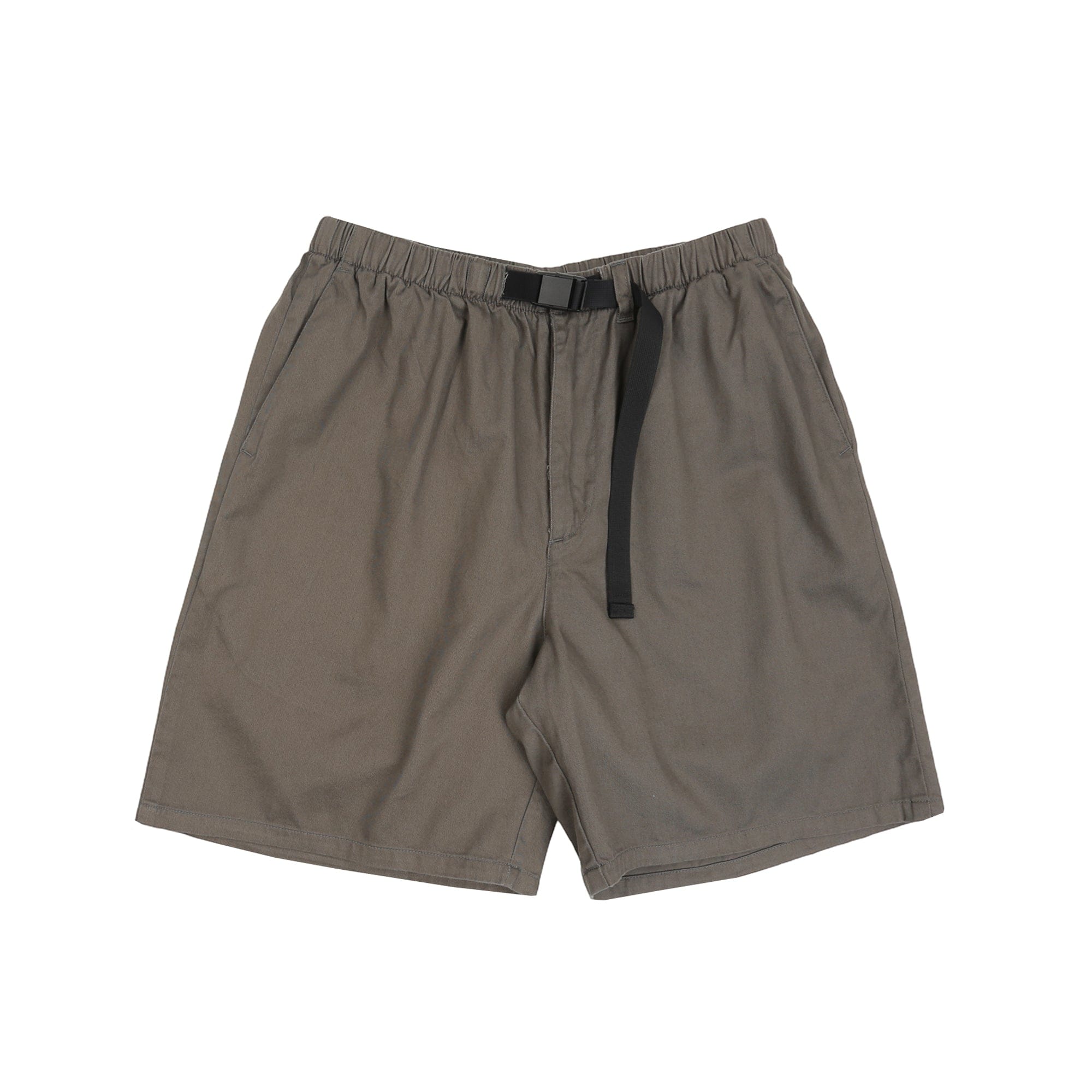 Descendant Clasp Twill Webbing Shorts - Charcoal