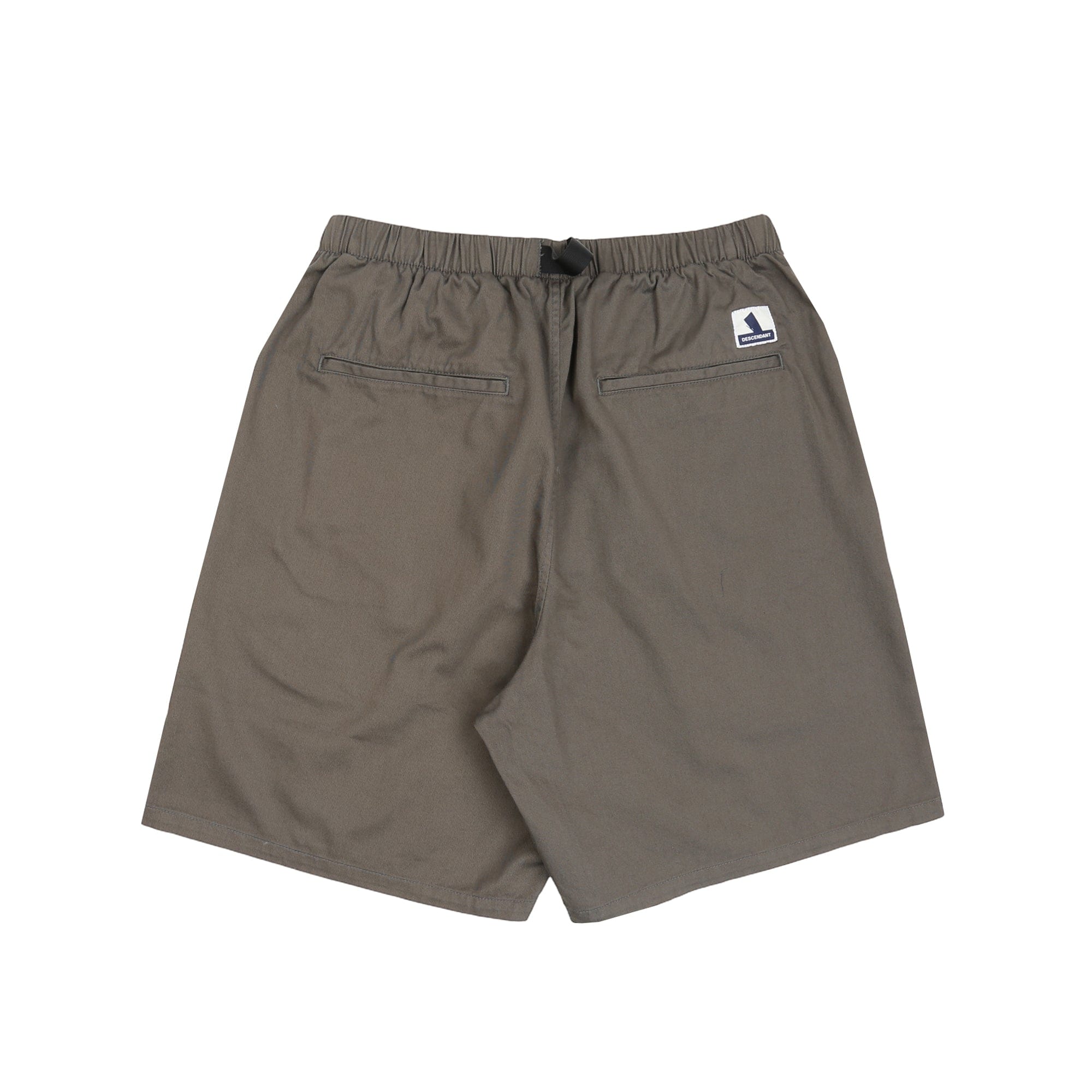 Descendant Clasp Twill Webbing Shorts - Charcoal