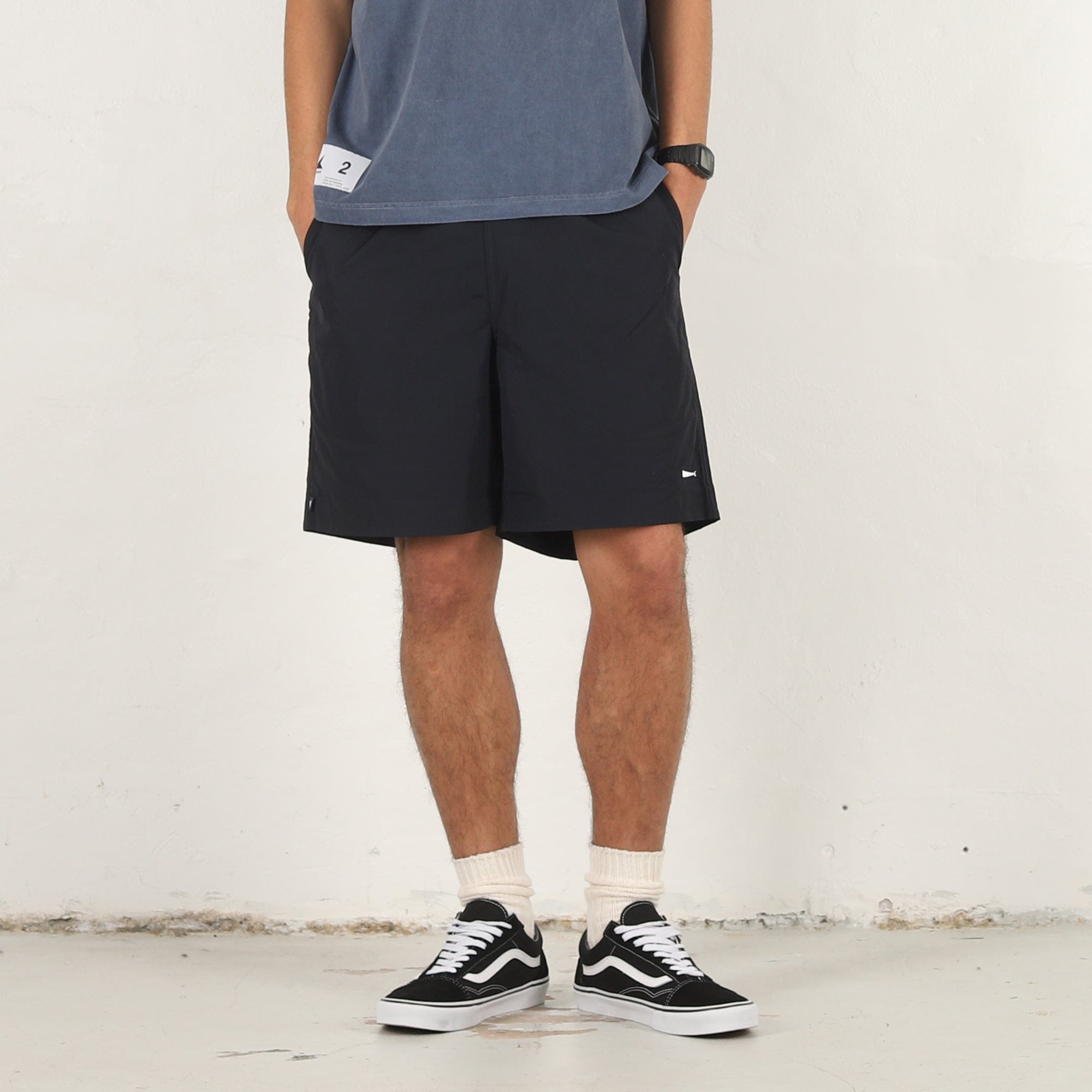 Descendant Tide Nylon Beach Shorts - Navy