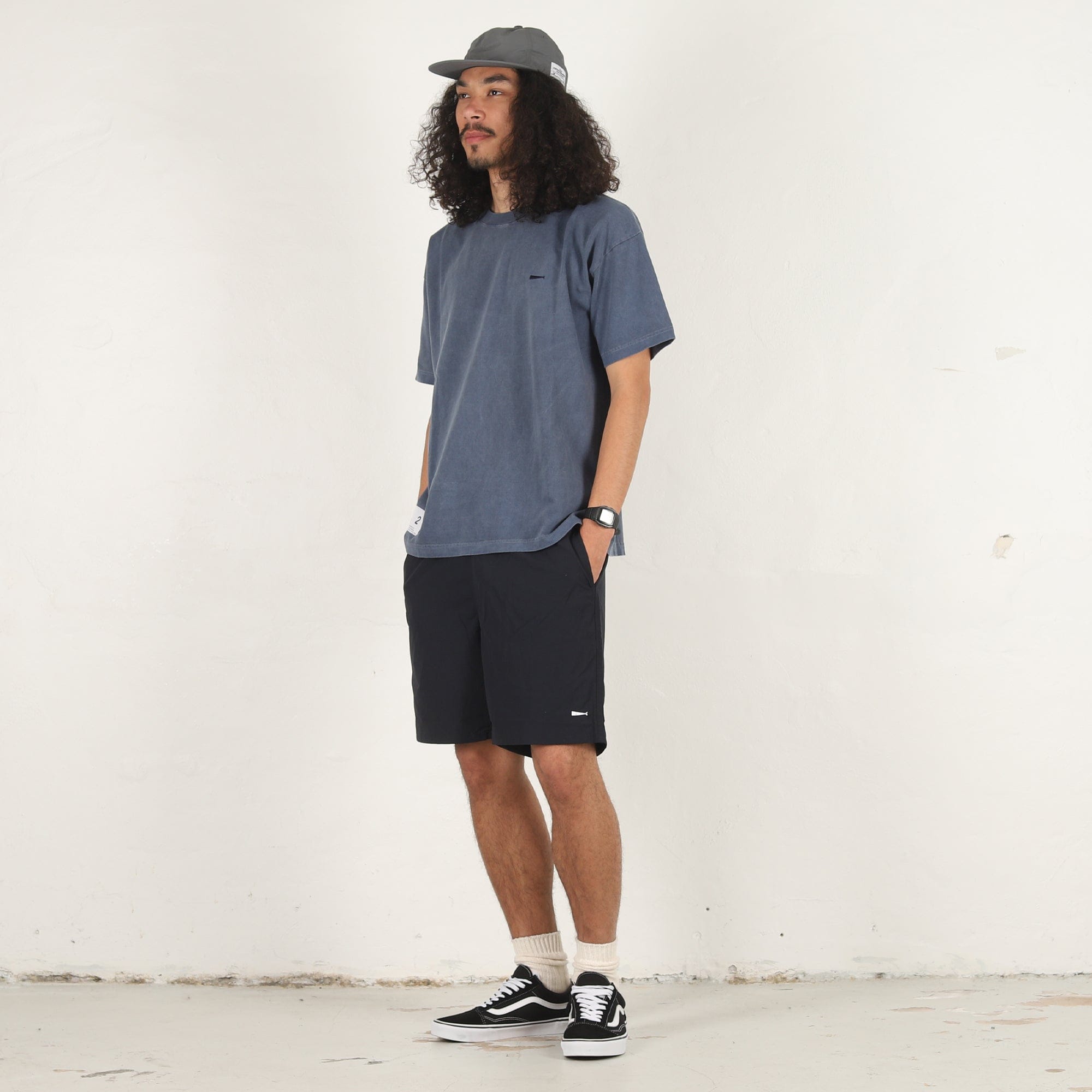 Descendant Tide Nylon Beach Shorts - Navy