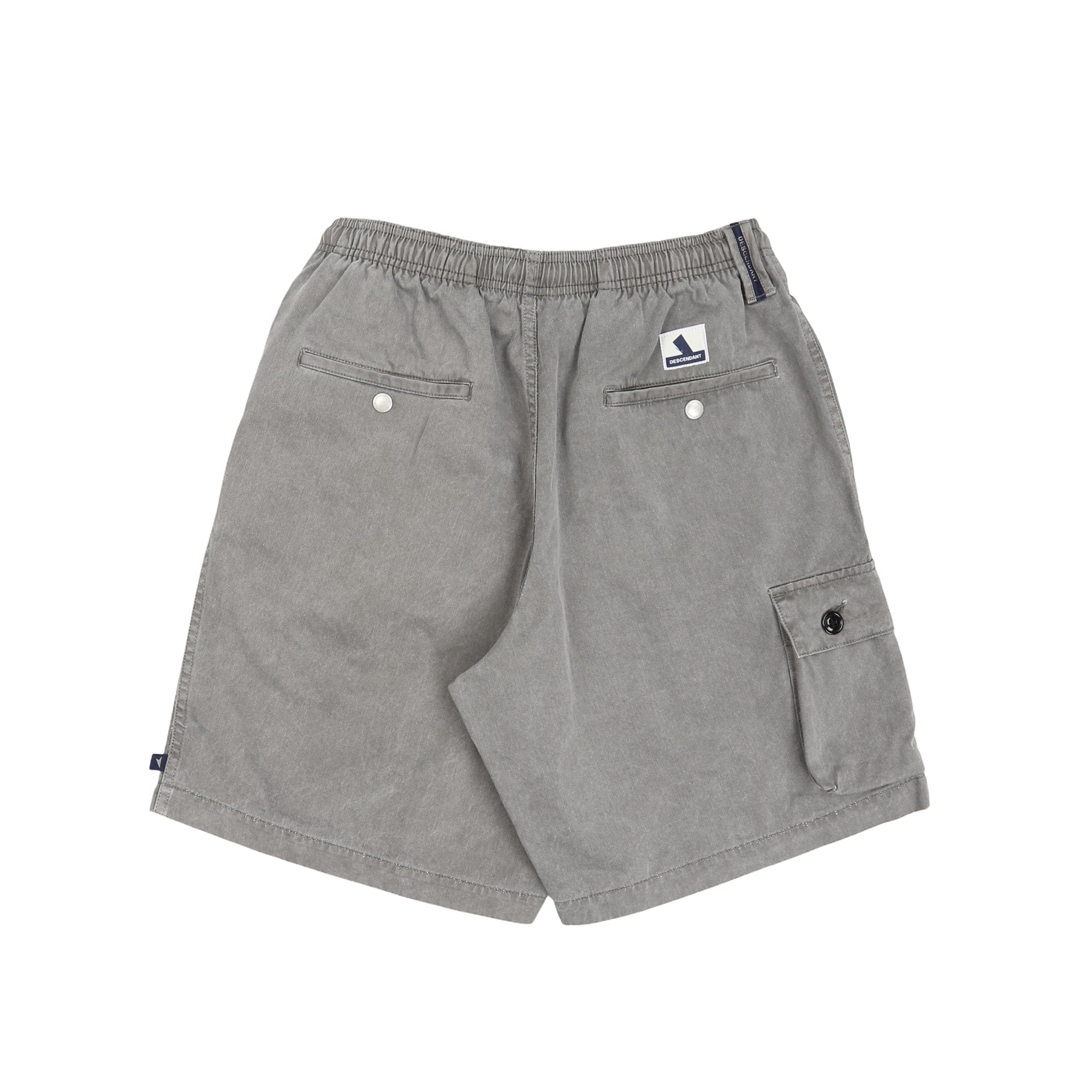 Descendant Shore Twill Cargo Beach Shorts - Grey