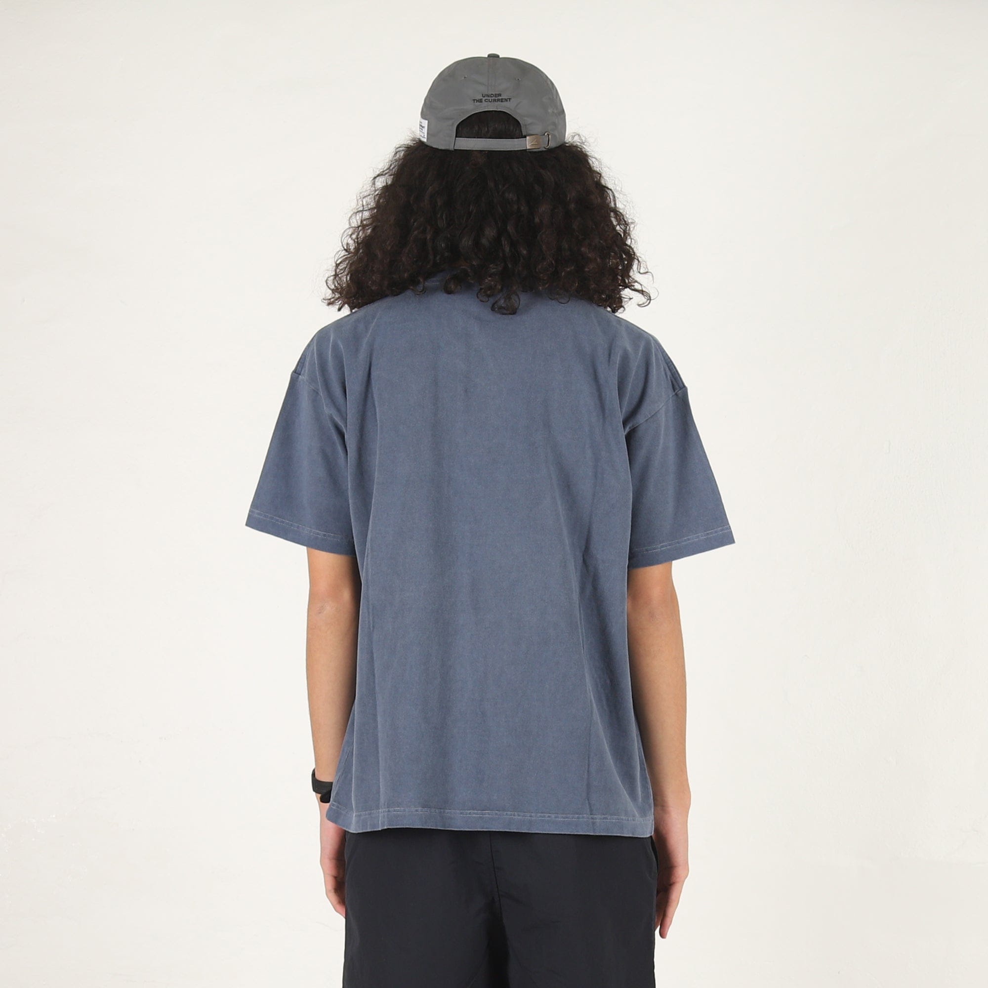 Descendant Cachalot SS Pigment Dye T-Shirt - Navy