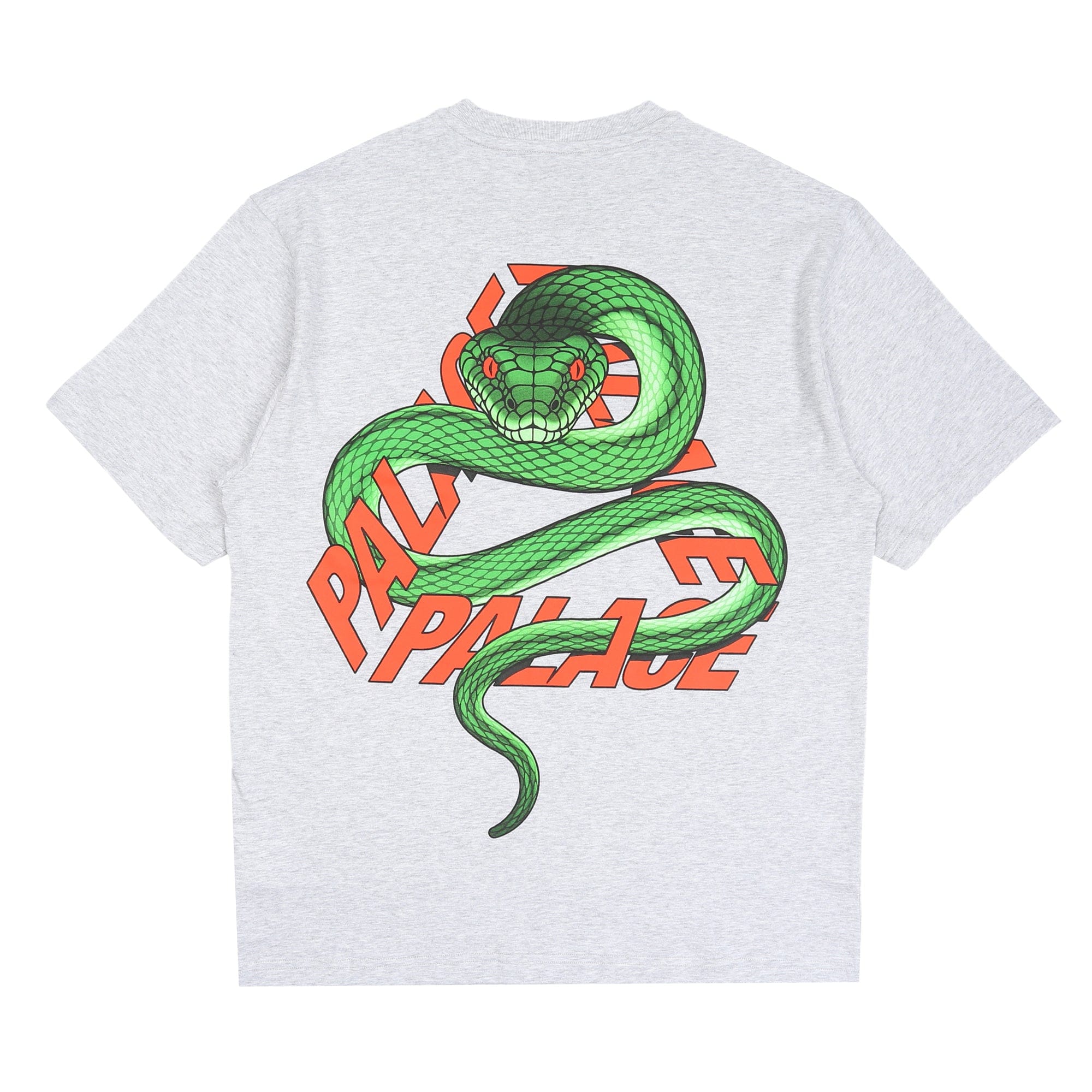 Palace Snakey P3 T-Shirt - Grey Marl