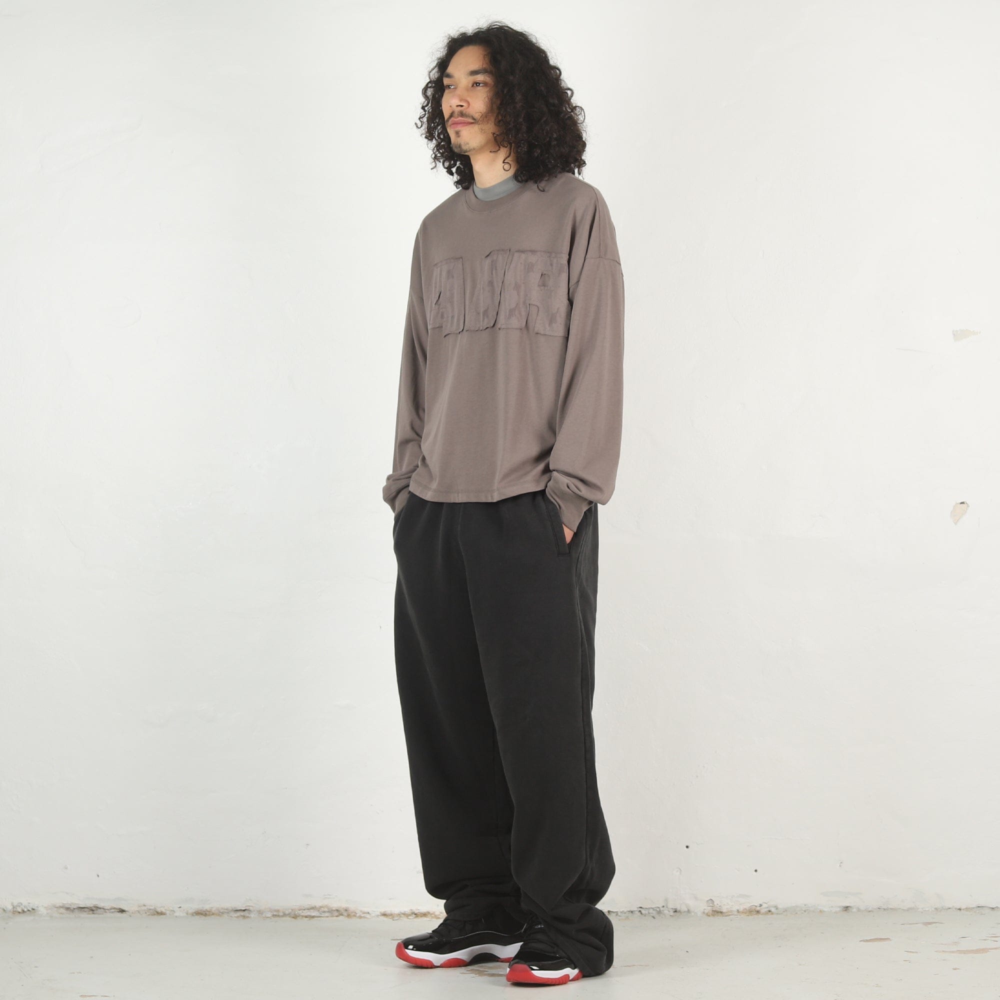 Air Jordan Air LS OS T-Shirt - Cave Stone