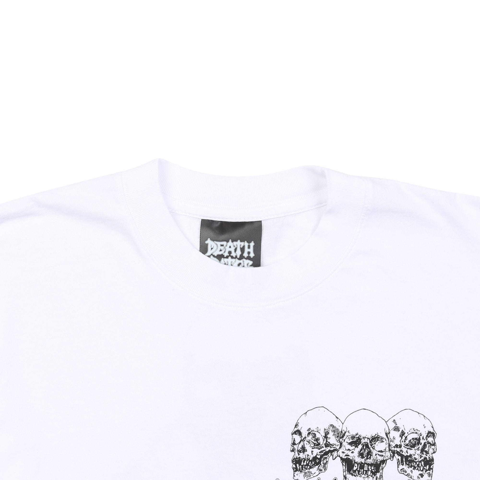 Death Rites Axe Grinder LS T-Shirt - White