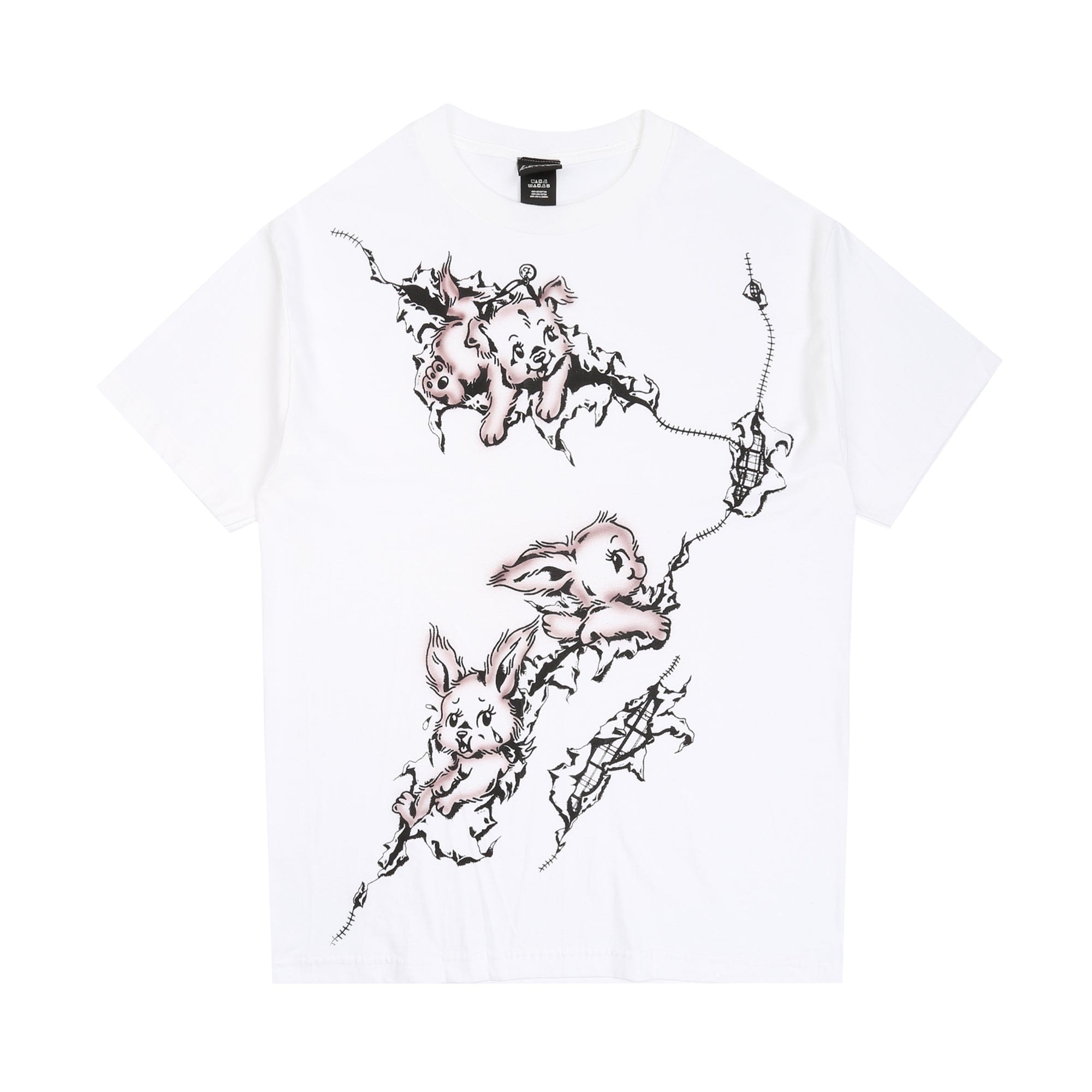 Letter Bunny T-Shirt - Brown