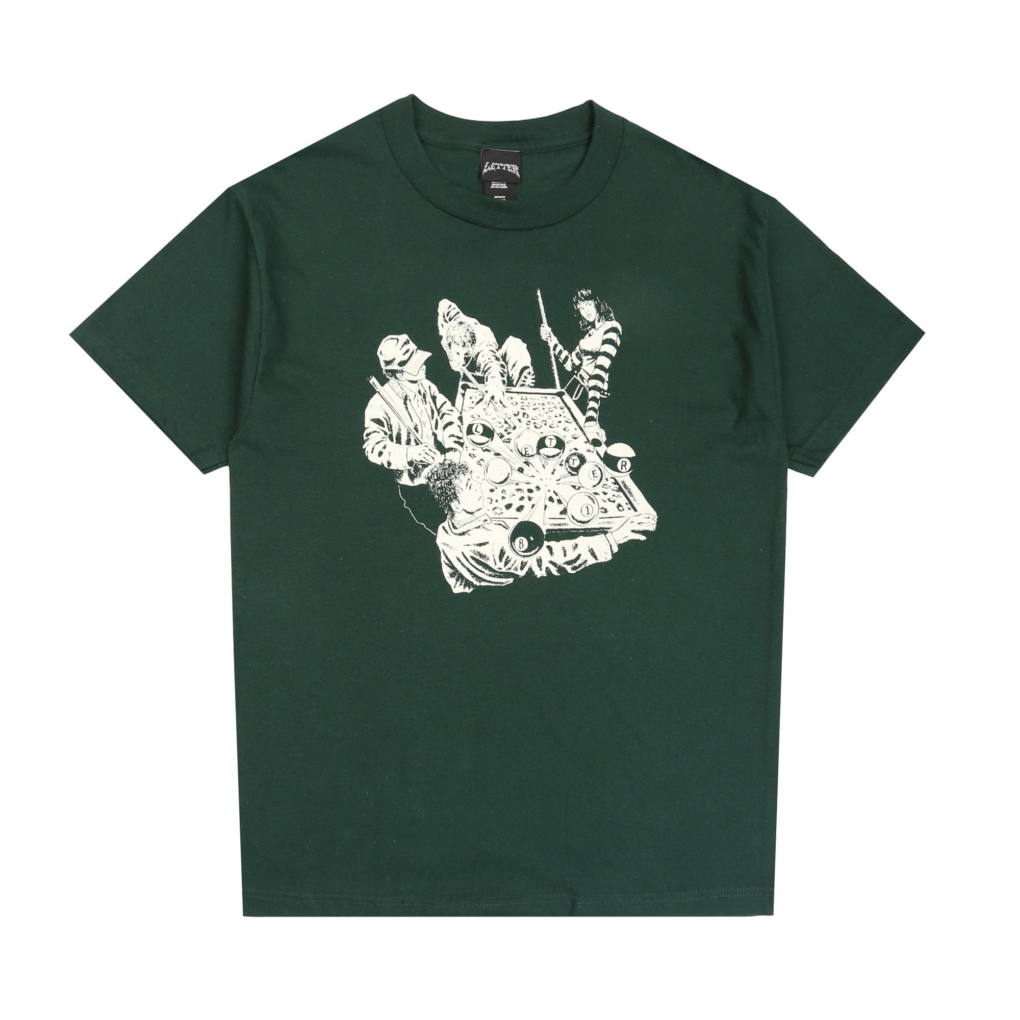 Letter Pool T-Shirt - Green