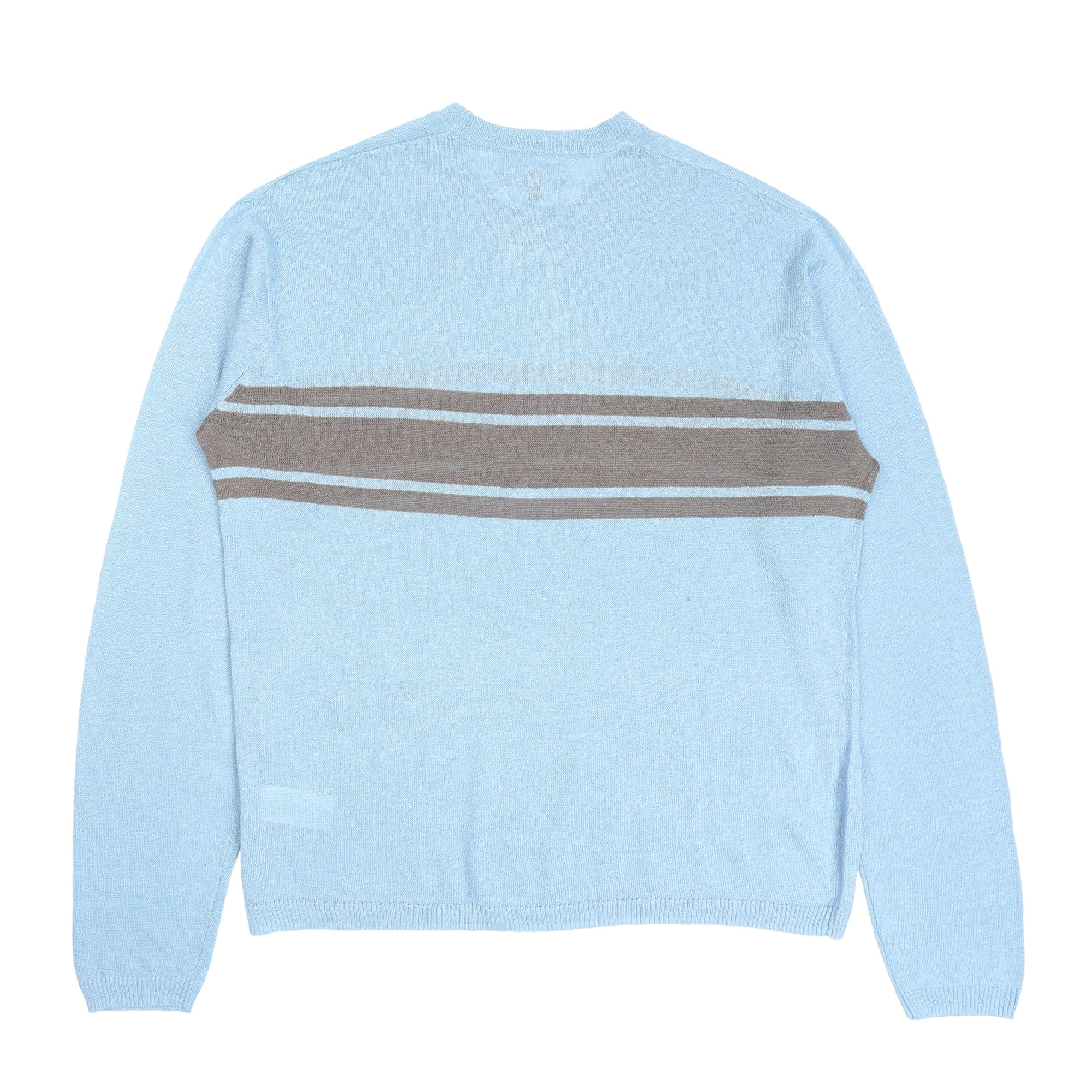 Stussy Striped Long Sleeve Sweater - Blue