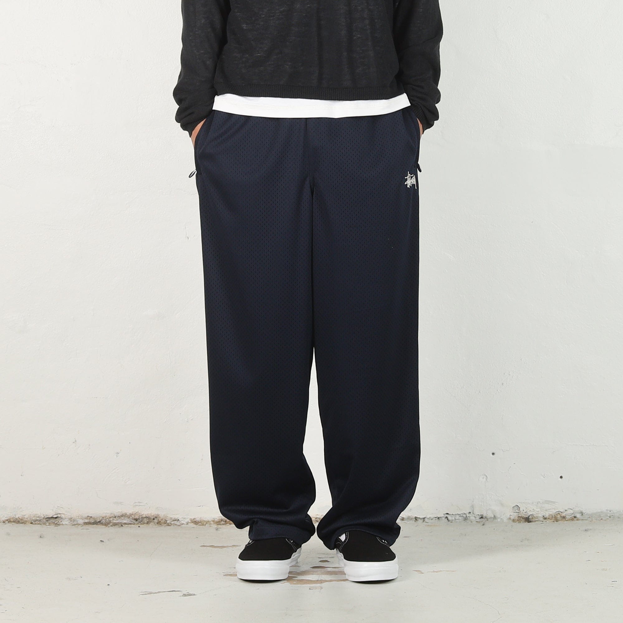 Stussy Mesh Track Pant - Navy