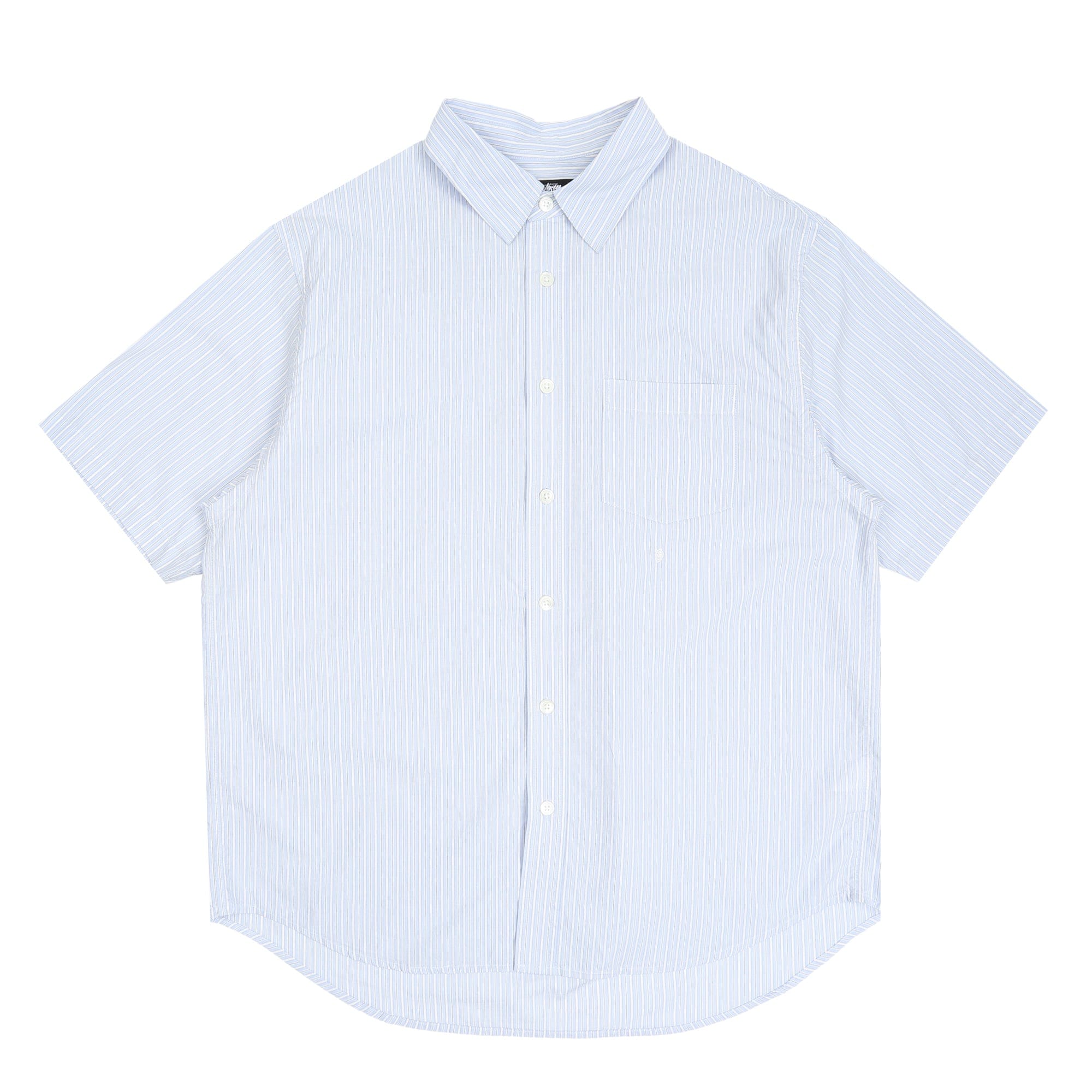 Stussy Standard SS Shirt - Blue Stripe