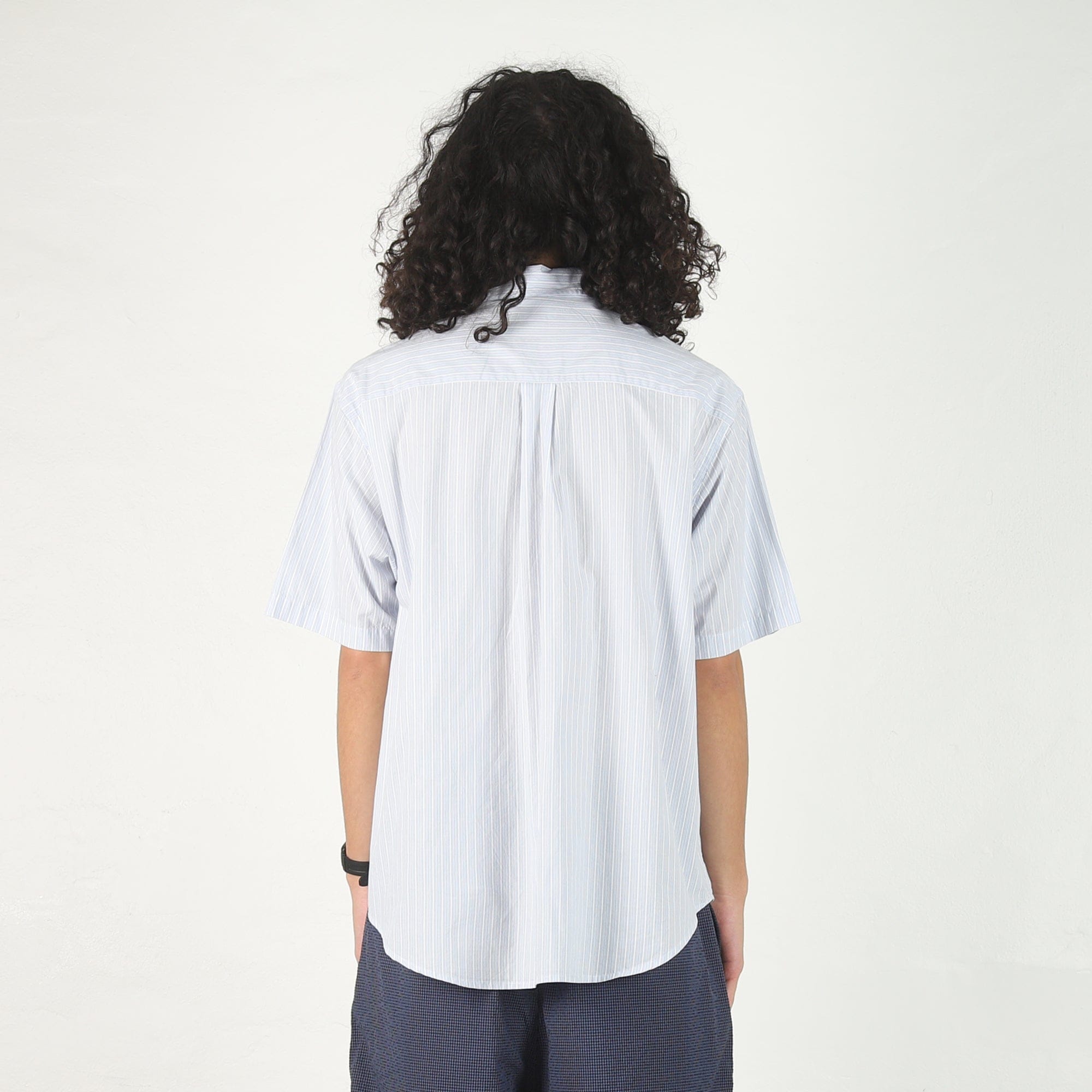 Stussy Standard SS Shirt - Blue Stripe
