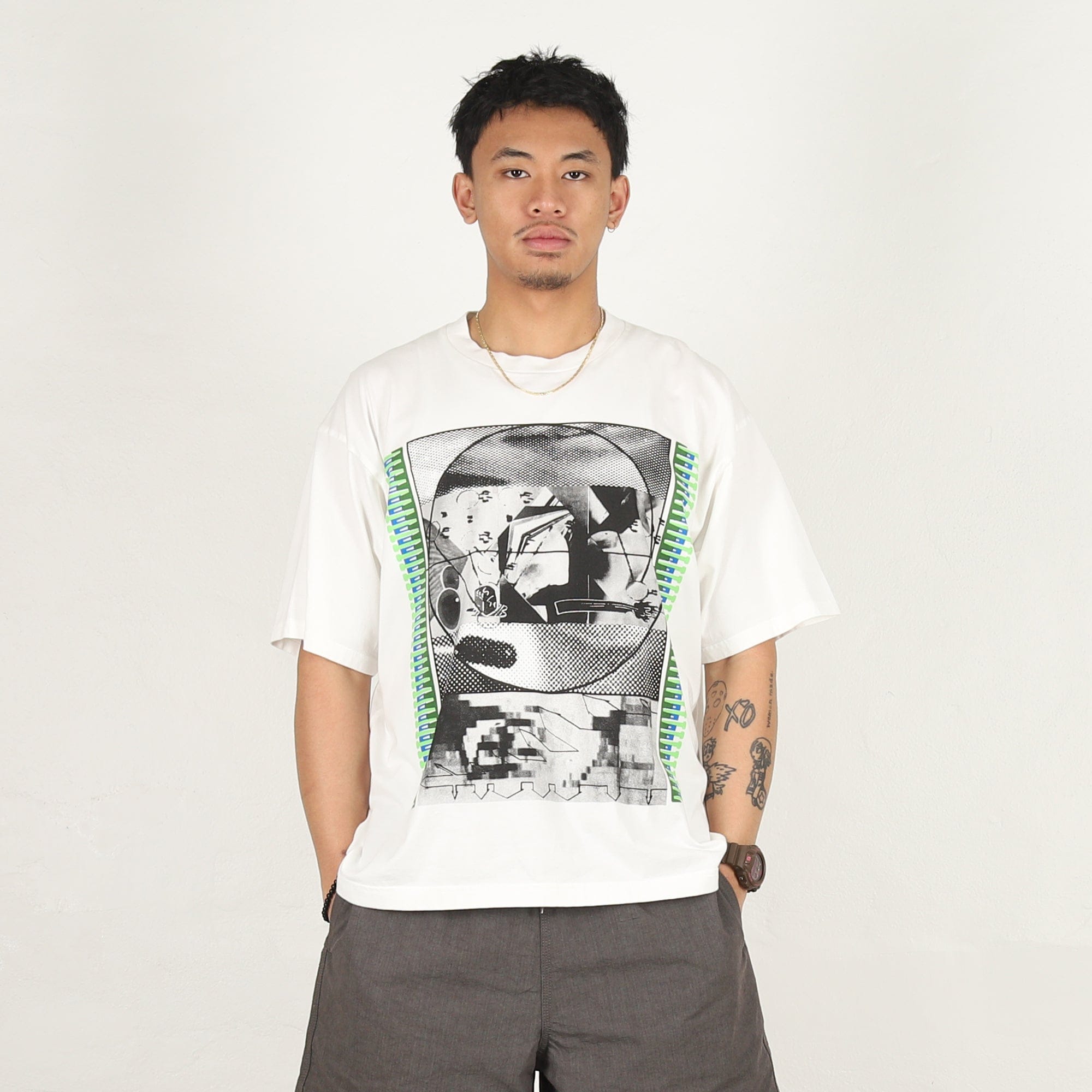 Cav Empt FK Hsatamimic VRSN Big T-Shirt - White