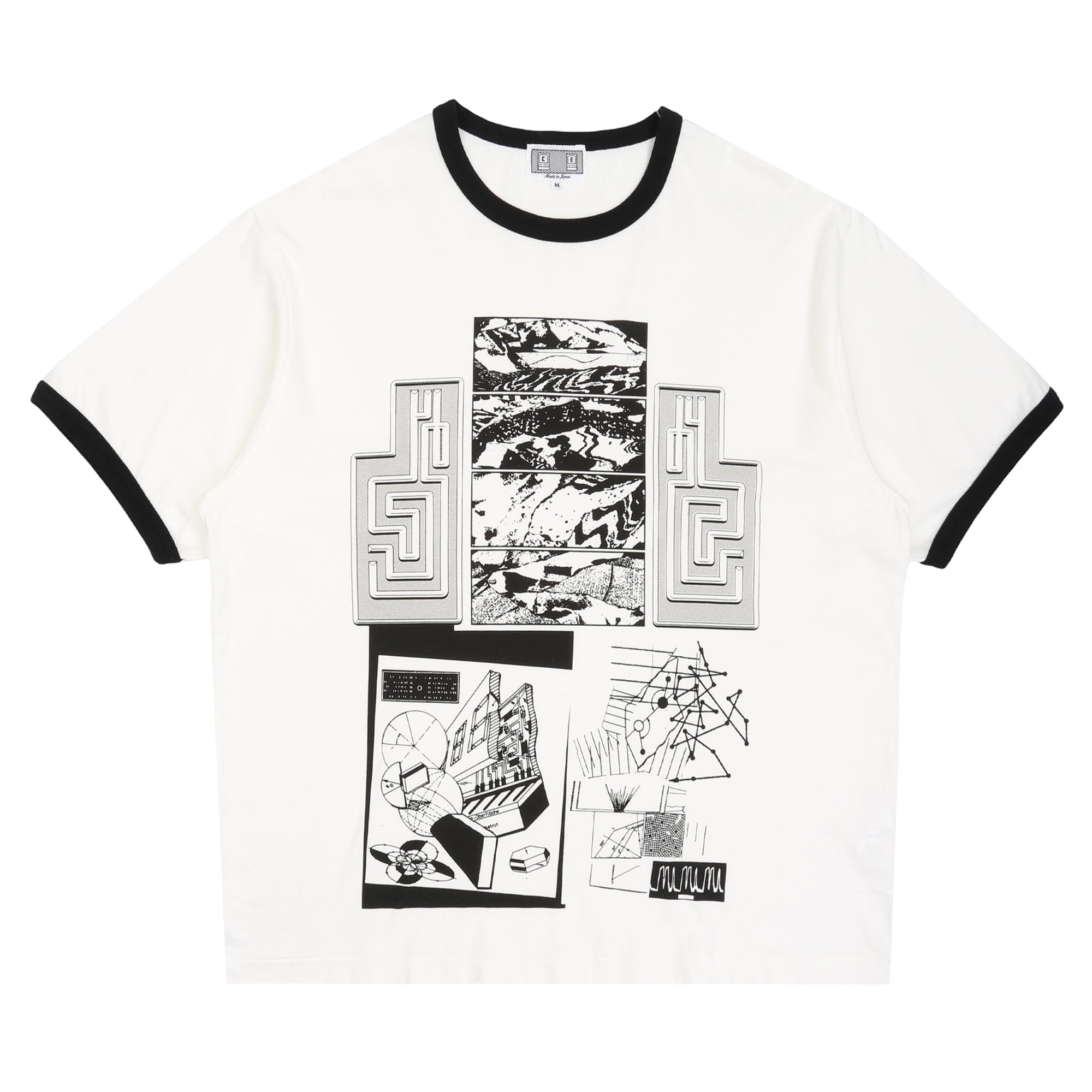 Cav Empt FK Sequencing Patch Ringer T-Shirt - White