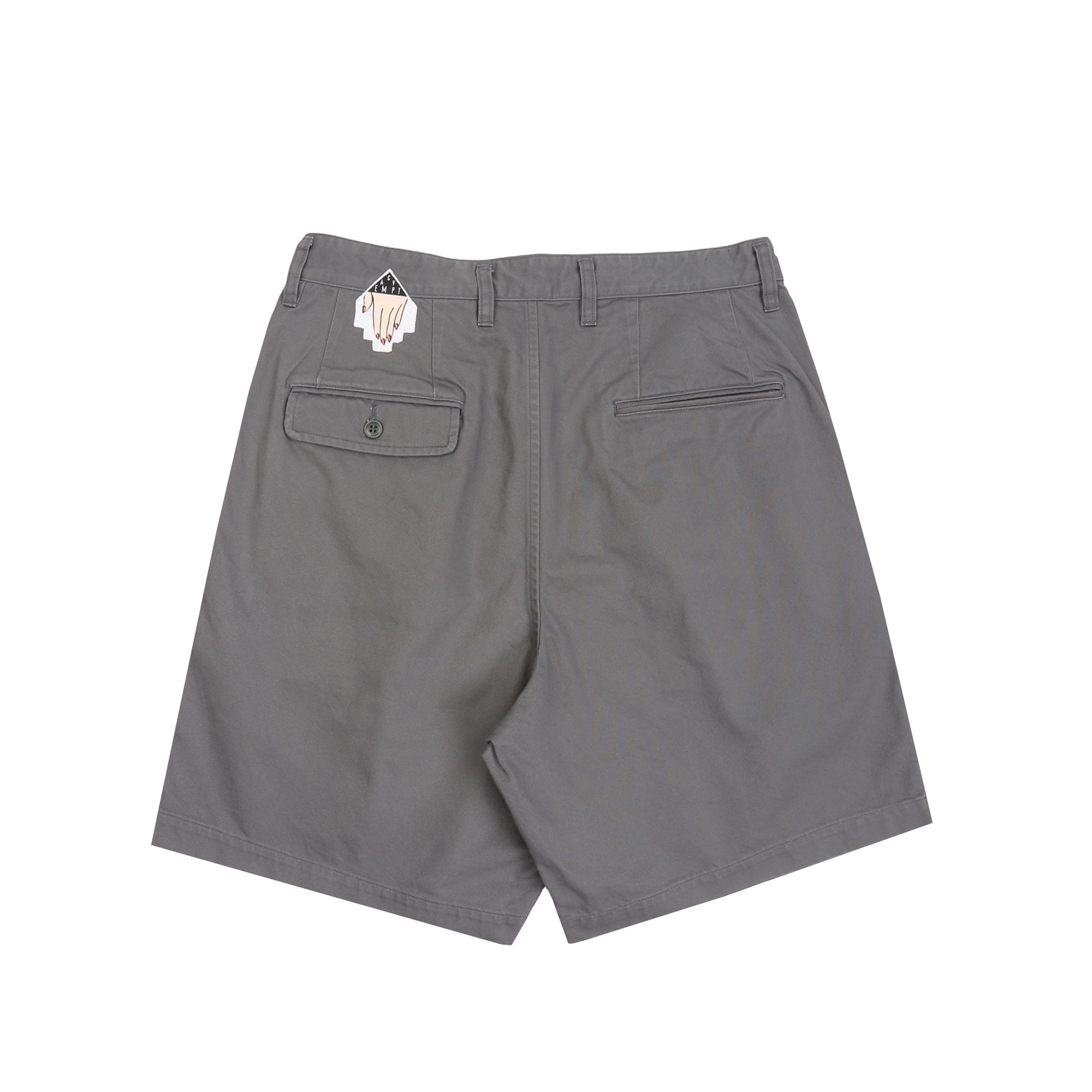 Cav Empt Two Tuck Shorts - Grey