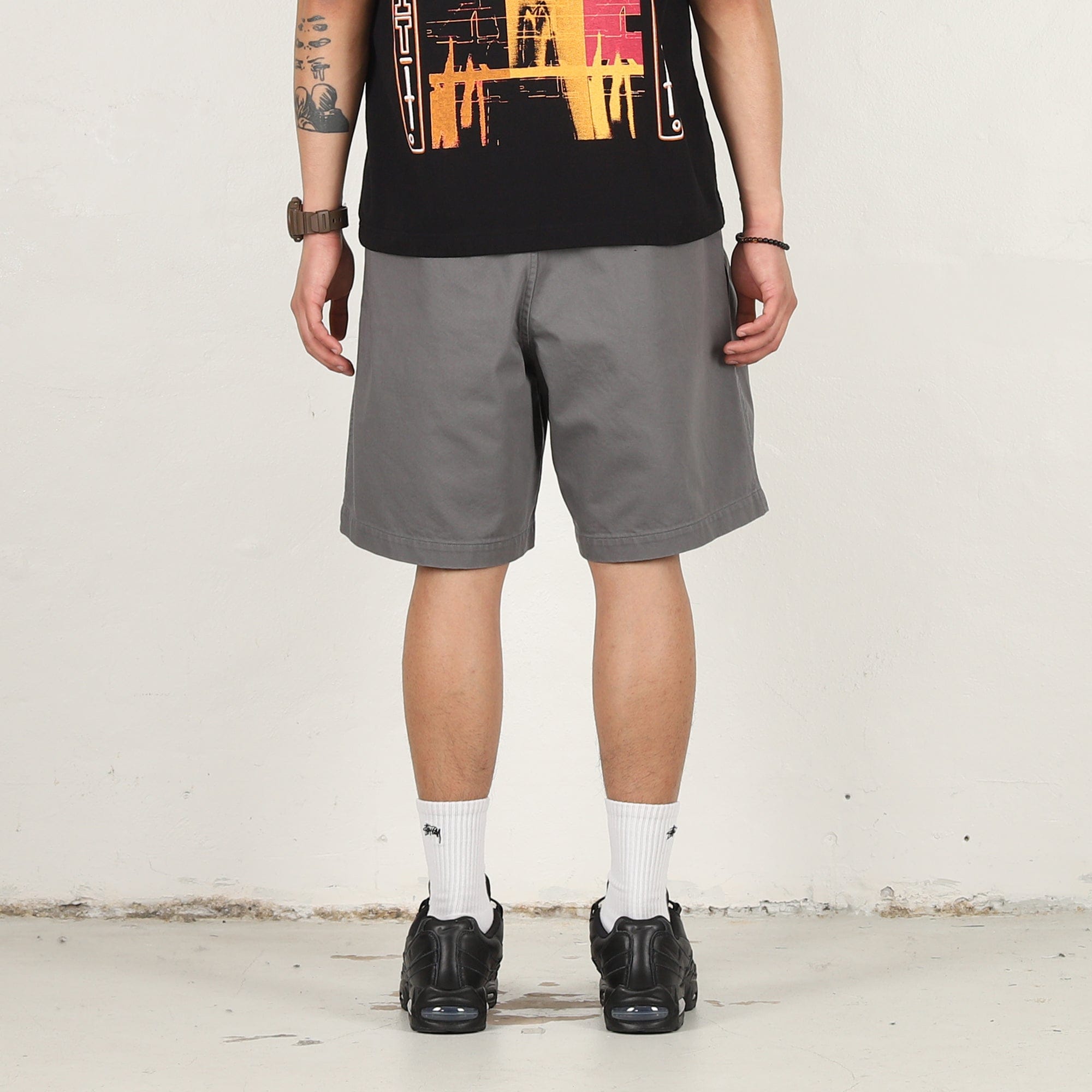 Cav Empt Two Tuck Shorts - Grey