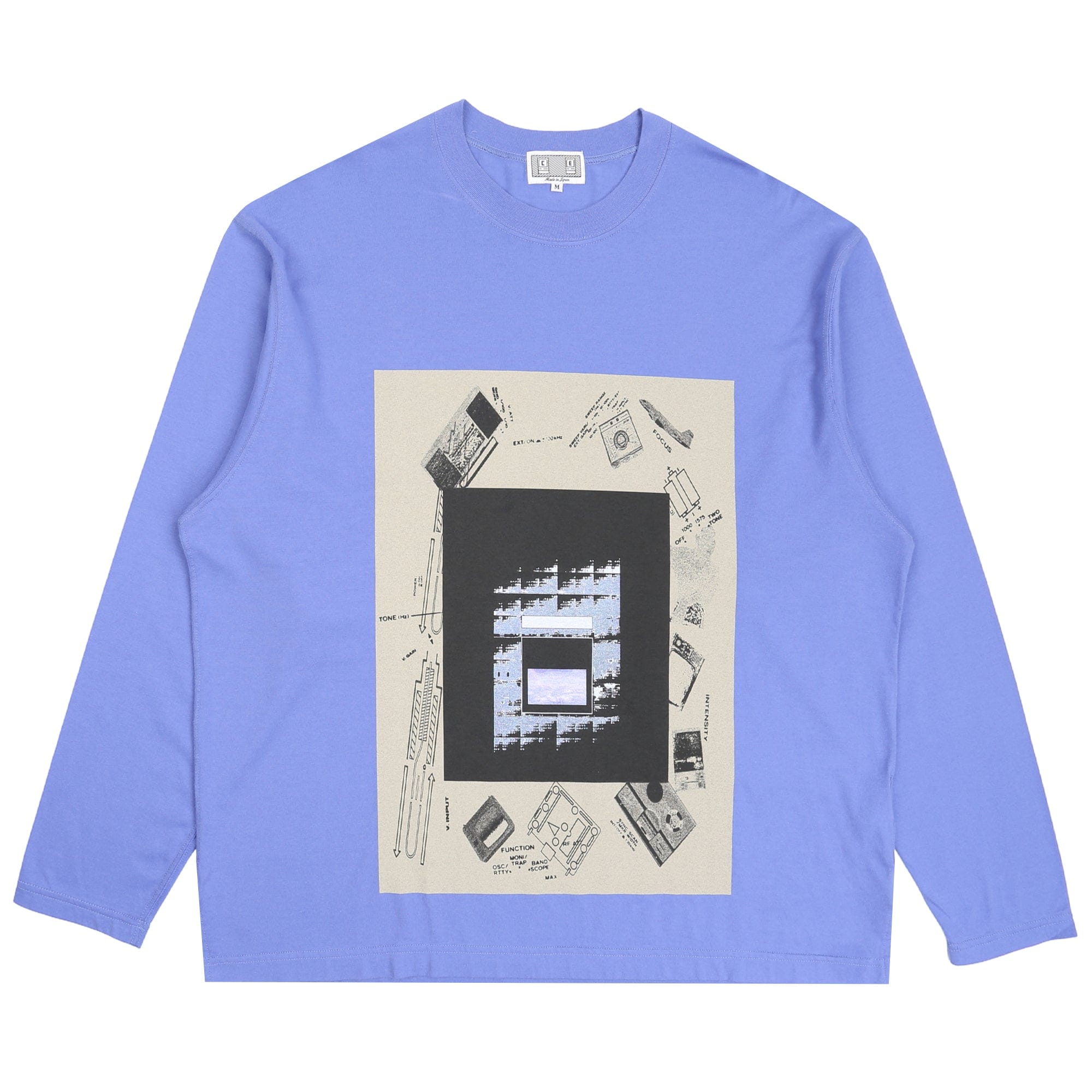 Cav Empt AS Purple Sky L/S T-Shirt - Purple