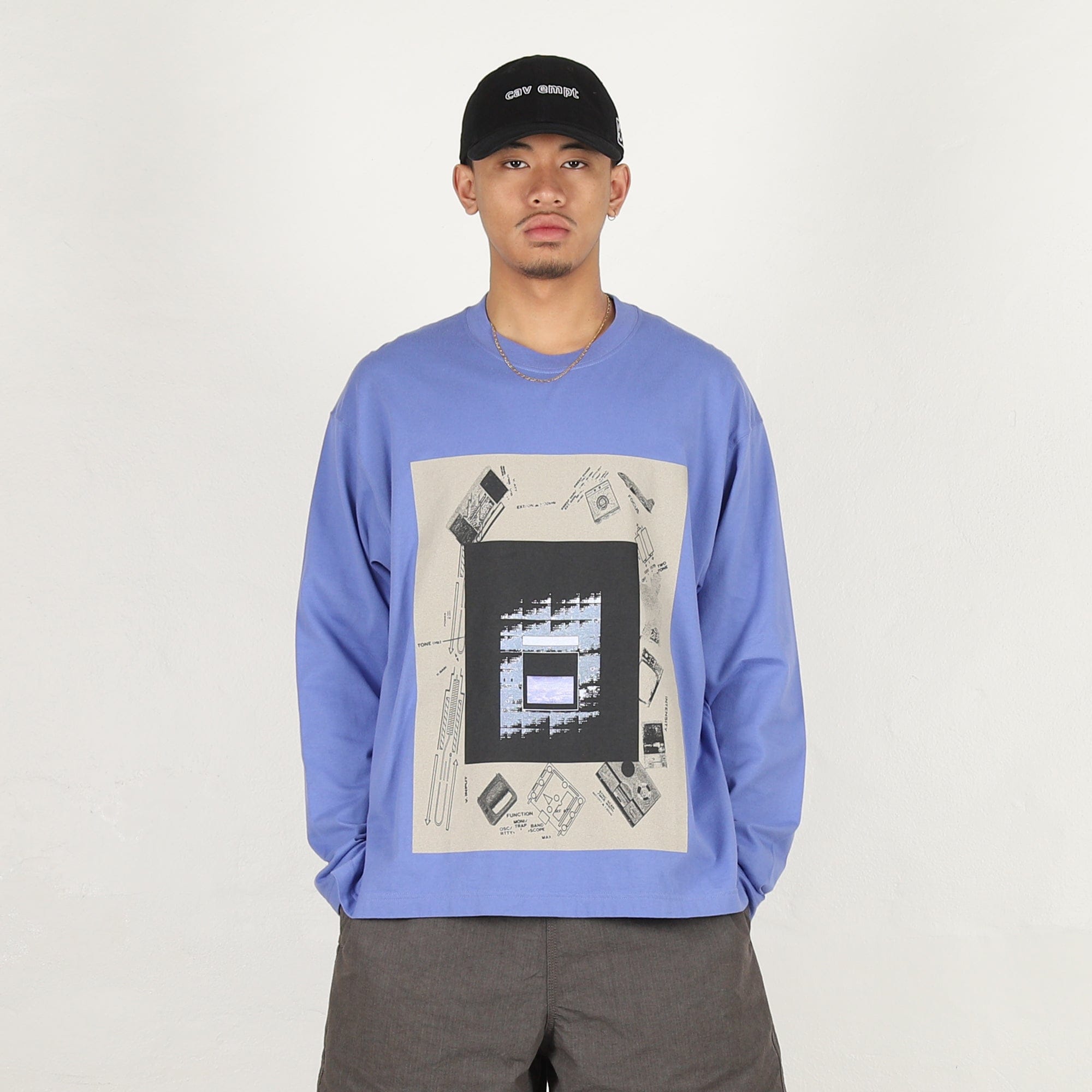 Cav Empt AS Purple Sky L/S T-Shirt - Purple