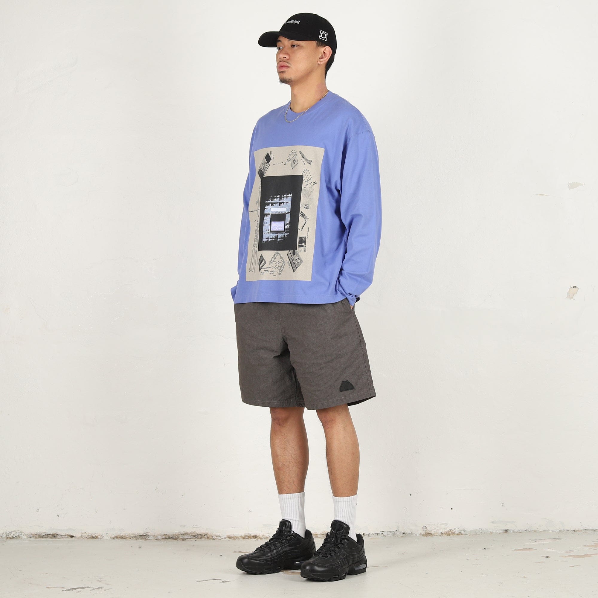 Cav Empt AS Purple Sky L/S T-Shirt - Purple