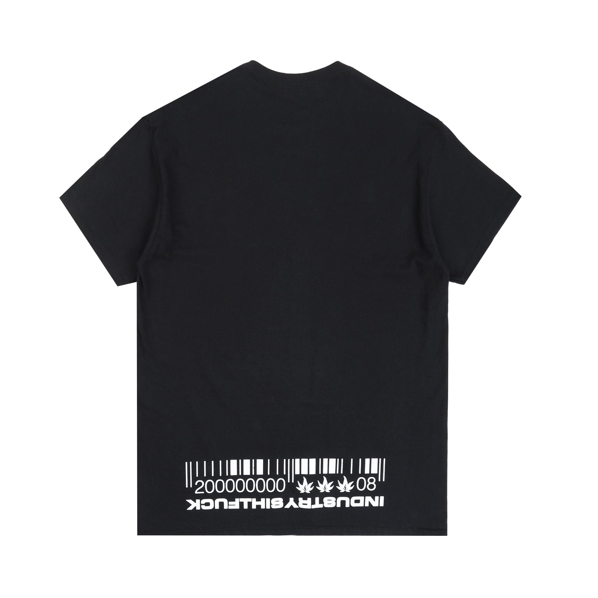 Fuck This Industry Stickers T-Shirt - Black