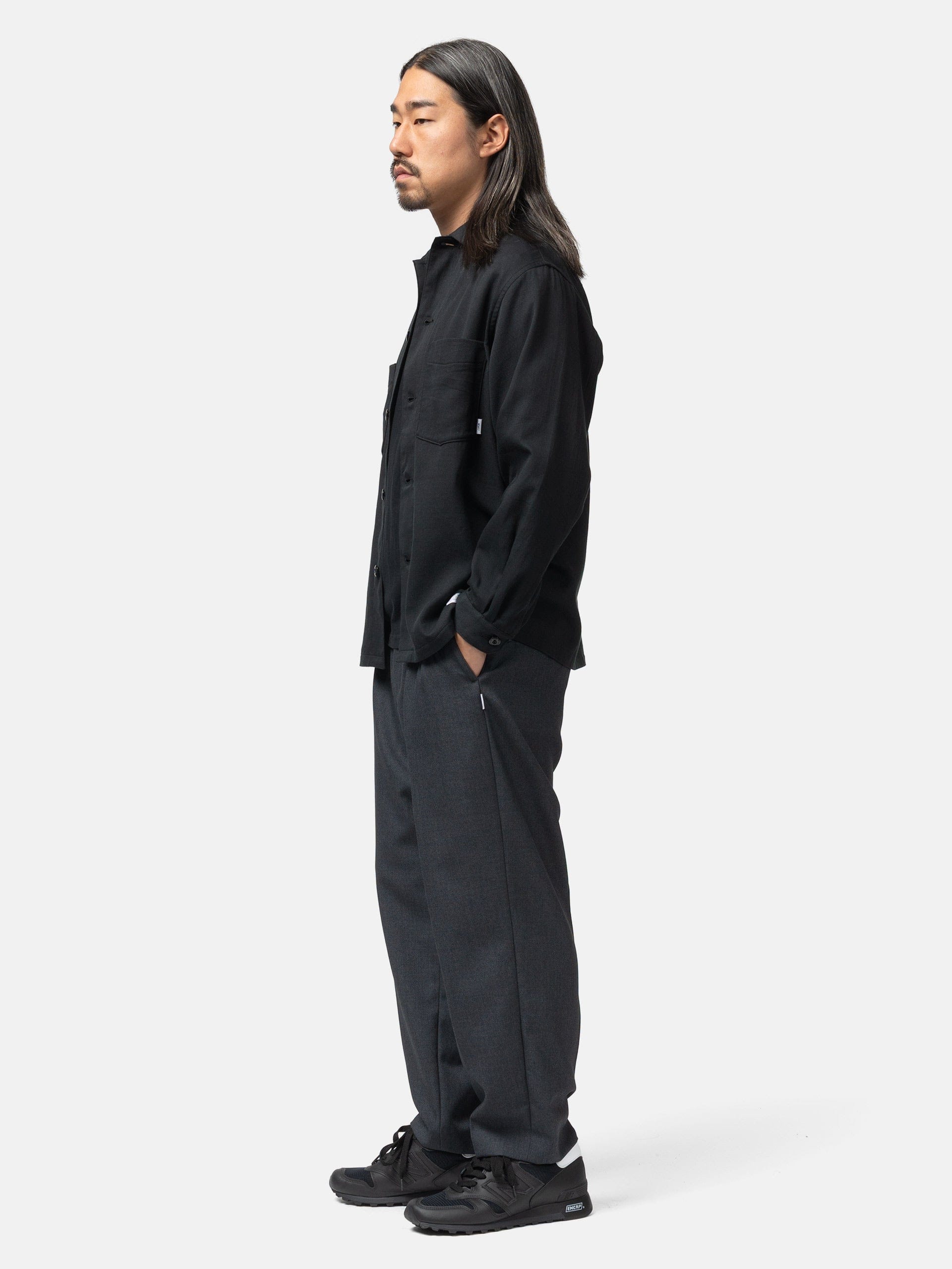 WTAPS Trdt1801 / Trousers / Wopl. Serge Charcoal