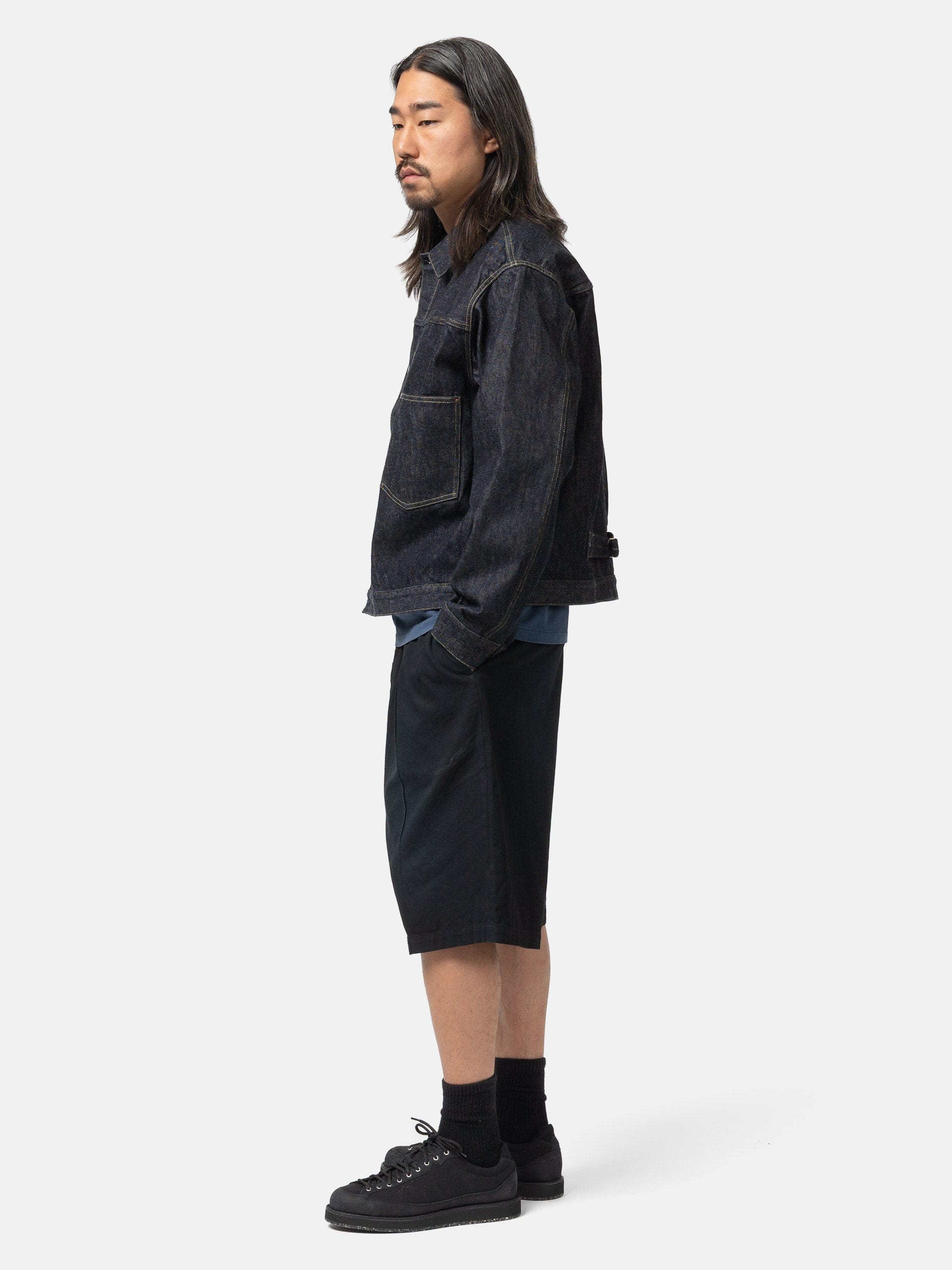 A.PRESSE Vintage Chino Shorts Black