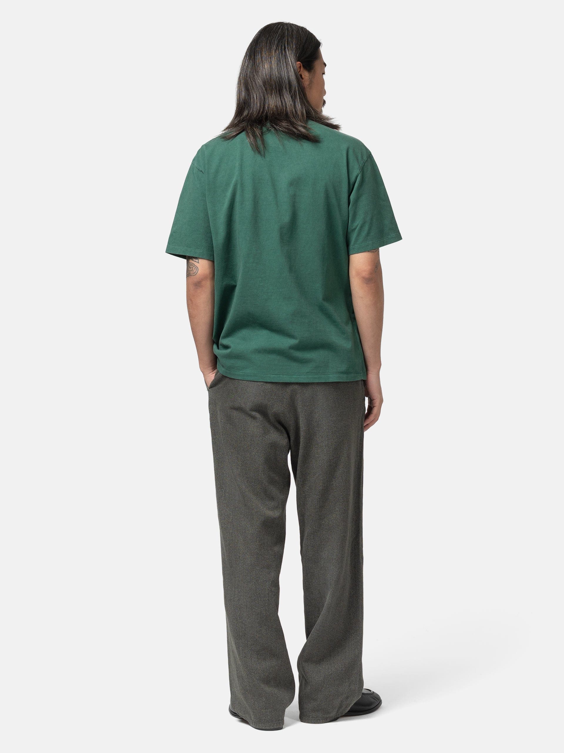 A.PRESSE Vintage Lightweight T-Shirt Green