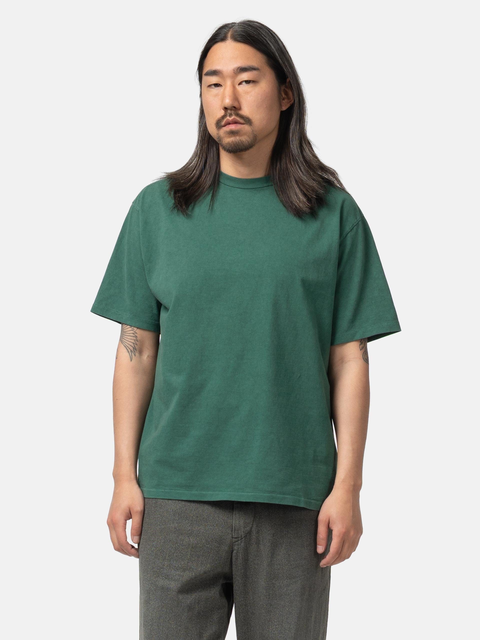 A.PRESSE Vintage Lightweight T-Shirt Green
