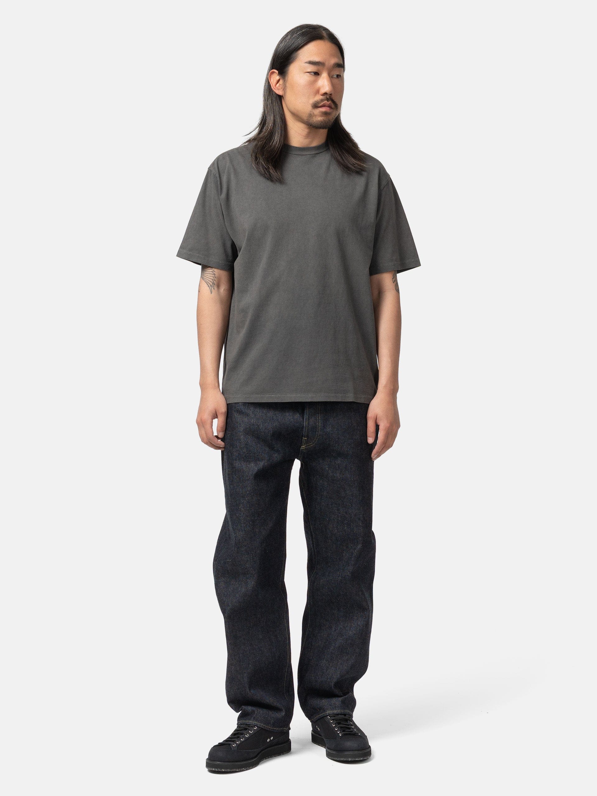 A.PRESSE Vintage Lightweight T-Shirt Black