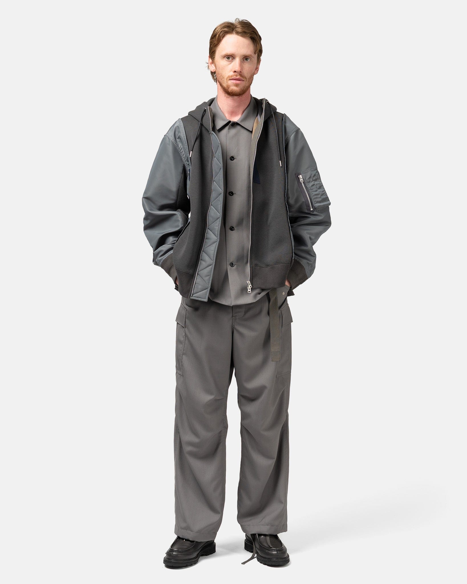 Sacai Suiting Pants Taupe