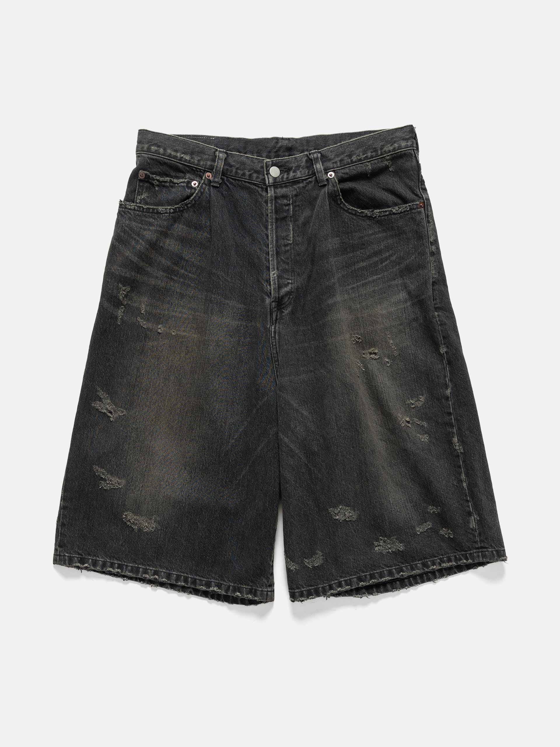 ssstein Baggy Denim Shorts Black