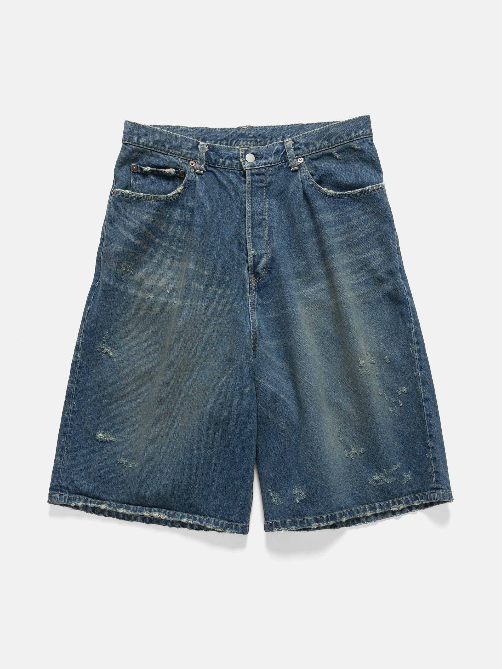 ssstein Baggy Denim Shorts Indigo