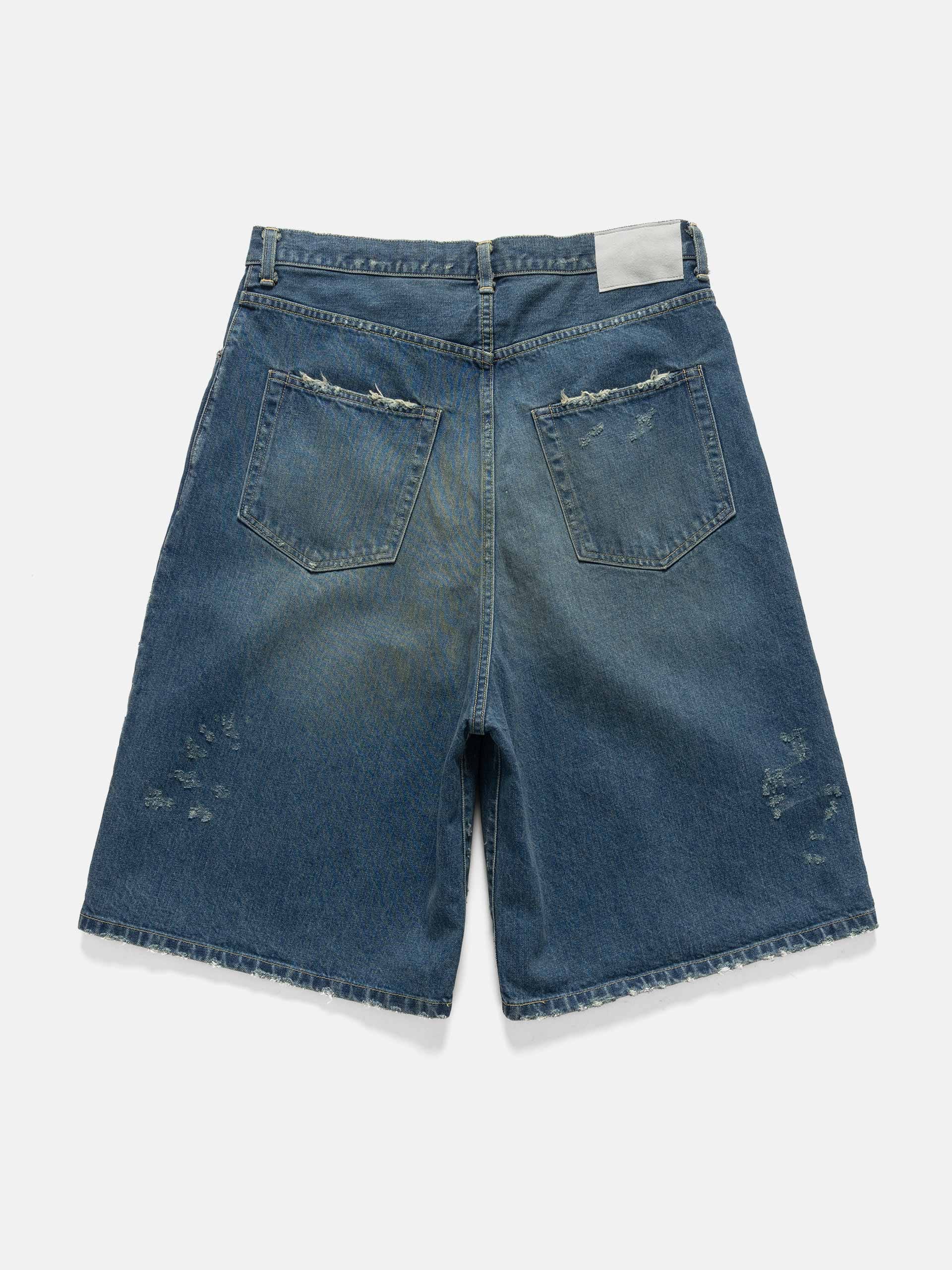 ssstein Baggy Denim Shorts Indigo