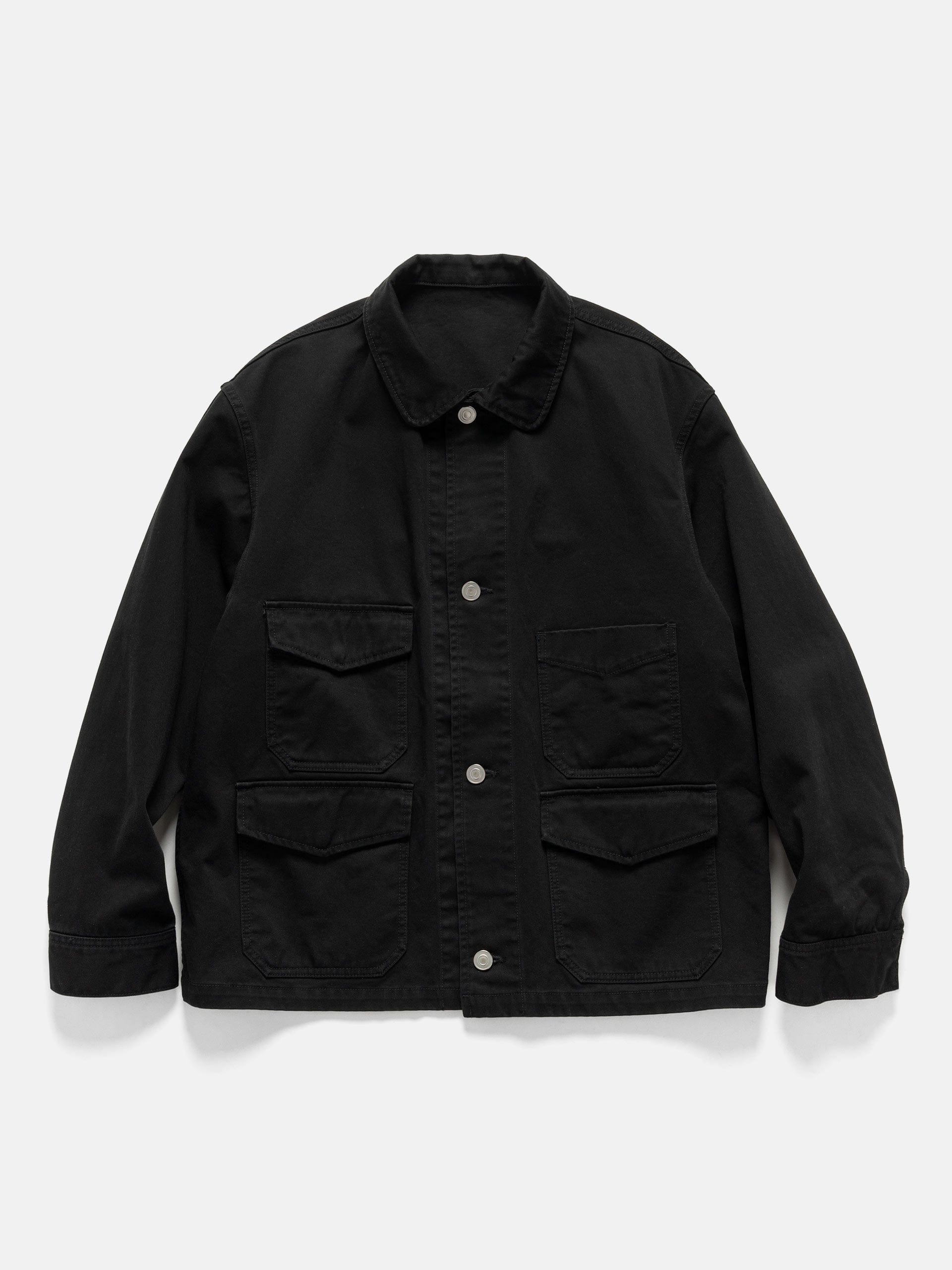 URU Cotton Katsuragi Work Jacket Black