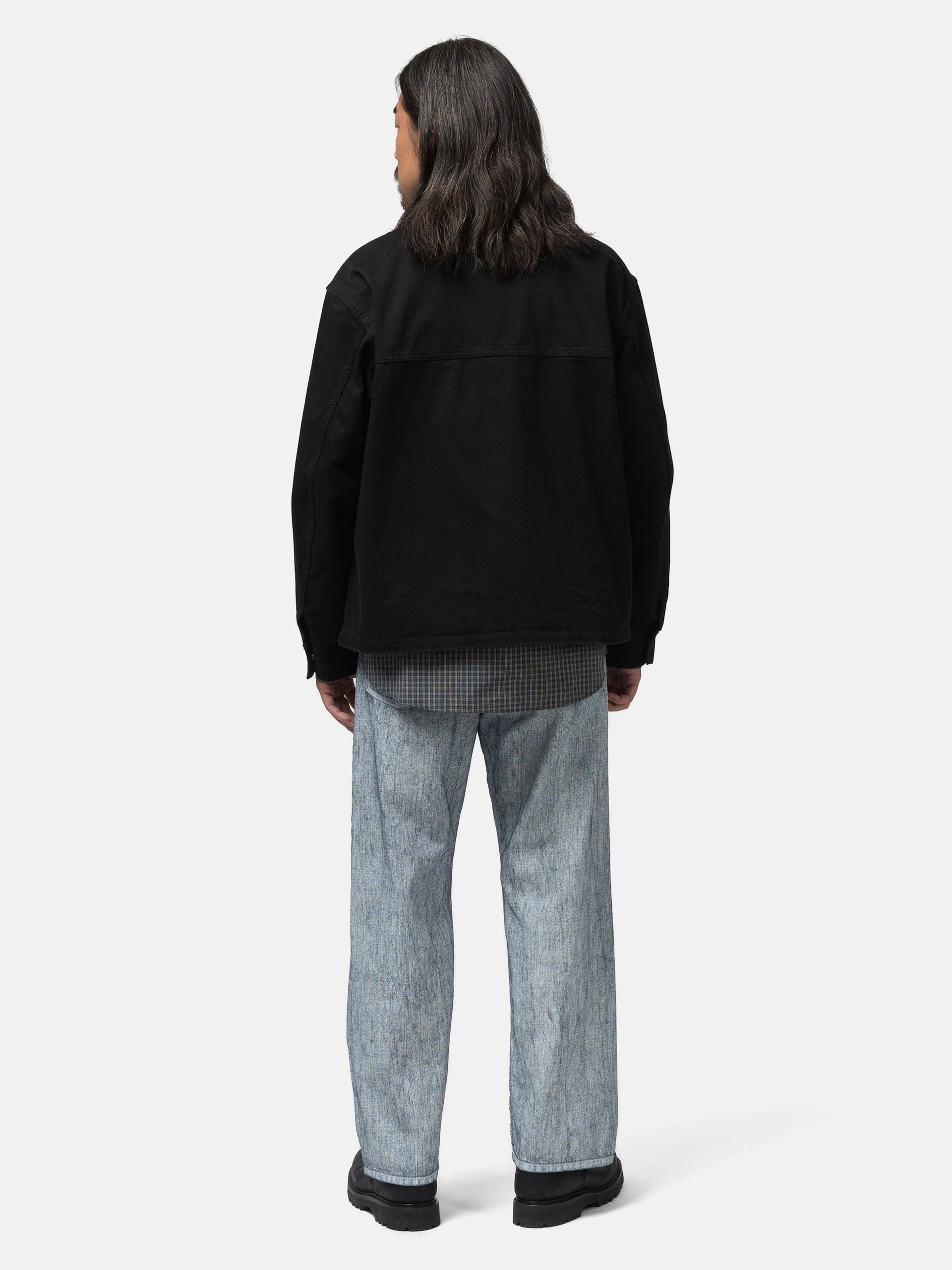 URU Cotton Katsuragi Work Jacket Black