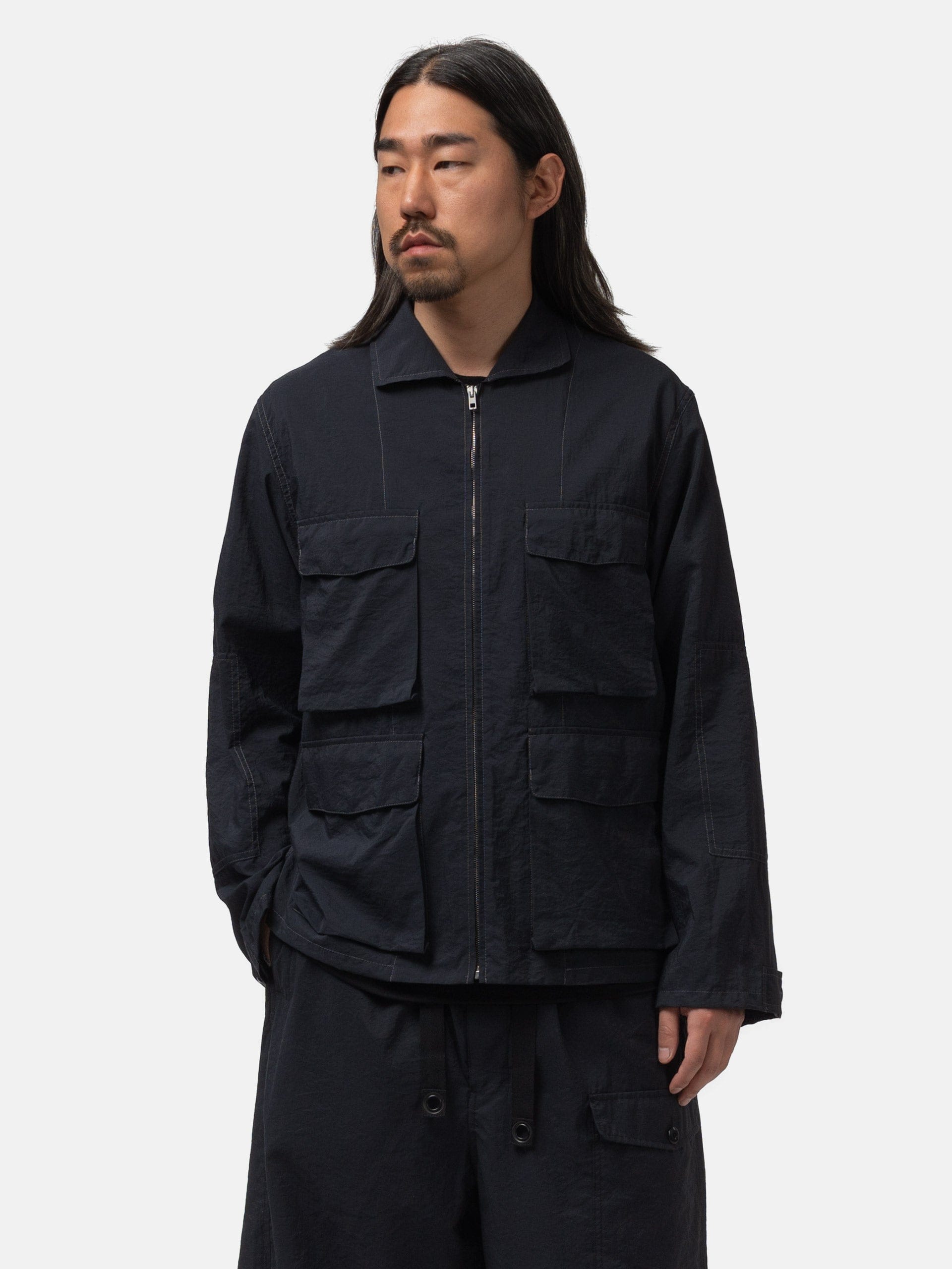 LEMAIRE 3D Pocket Jacket Squid Ink