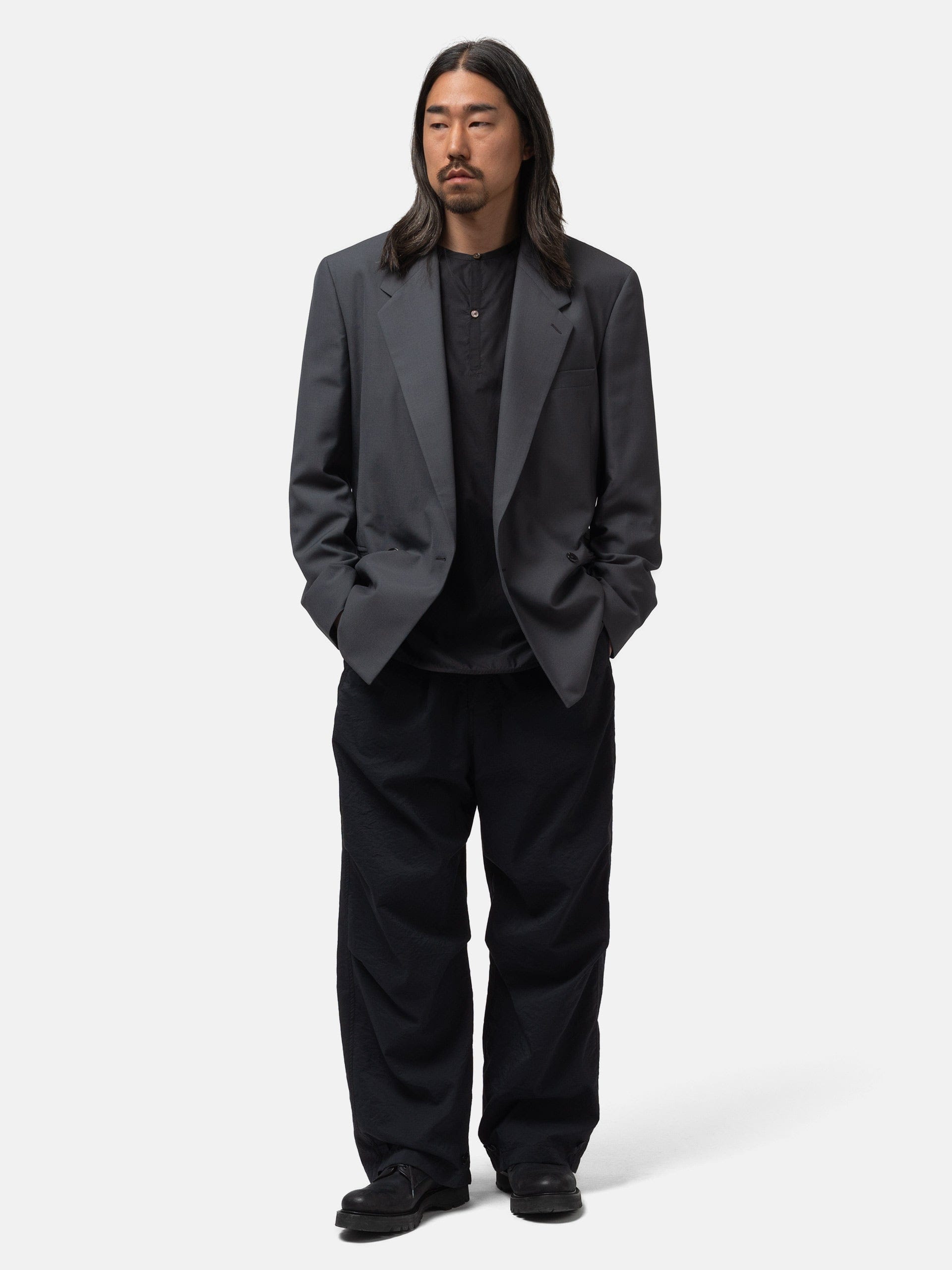 LEMAIRE Parachute Pants Squid Ink