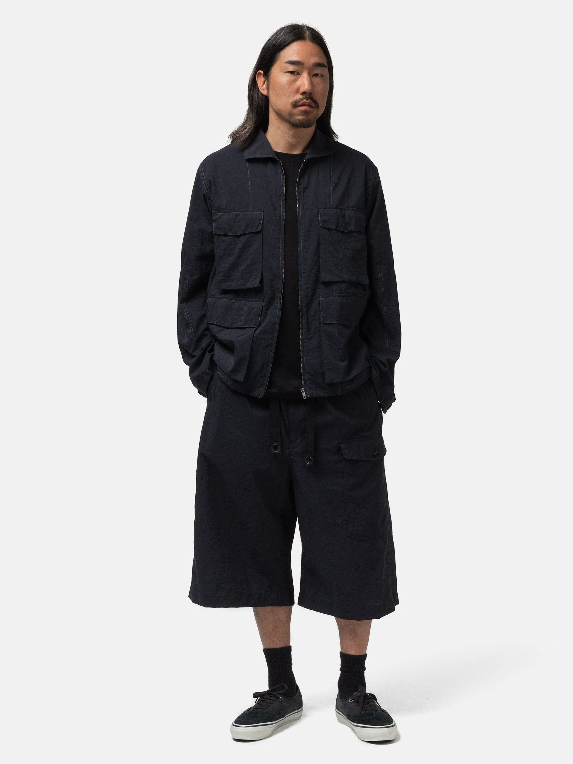 LEMAIRE Cargo Easy Shorts Squid Ink