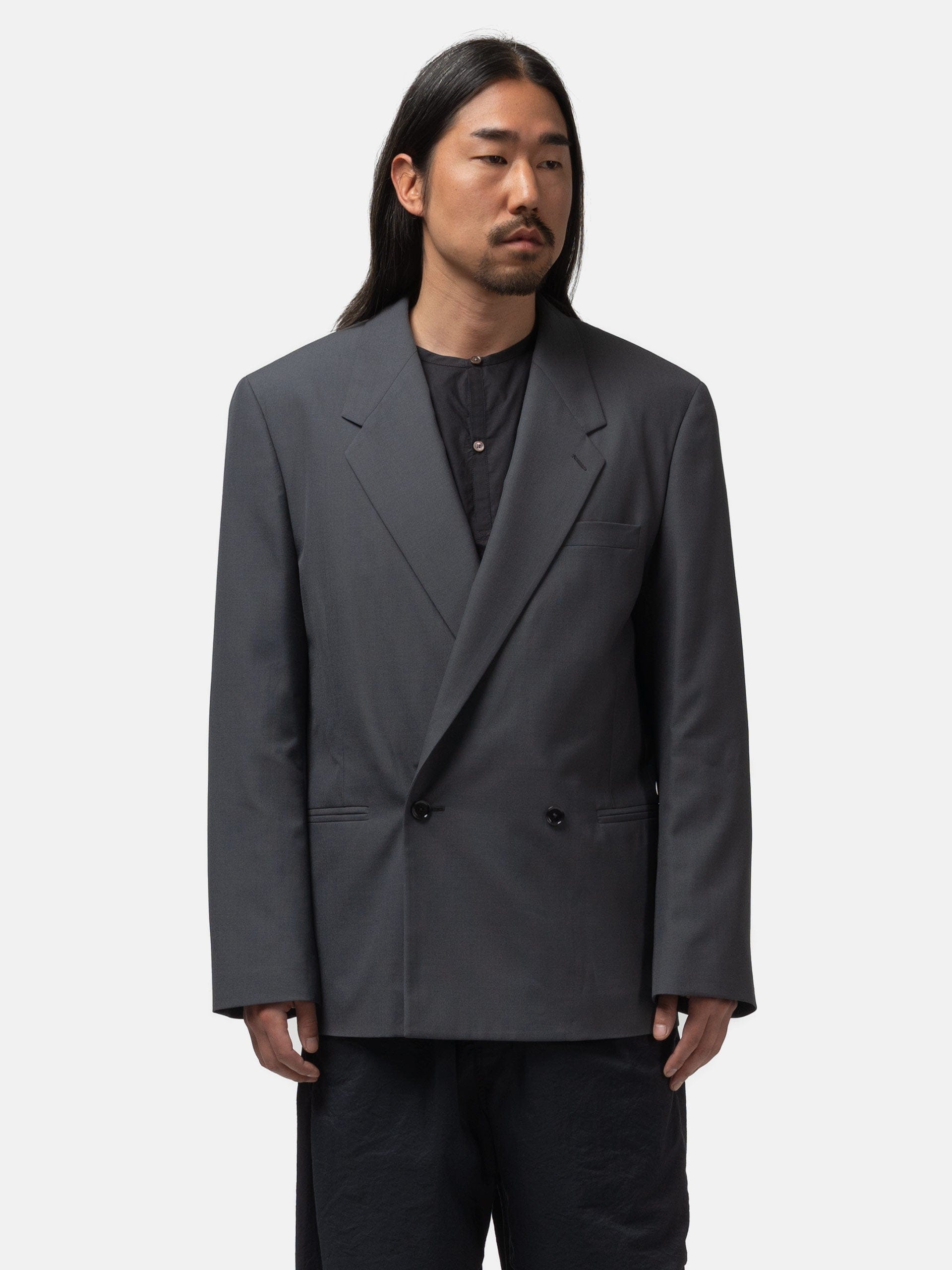 LEMAIRE DB Tailored Jacket Carbon