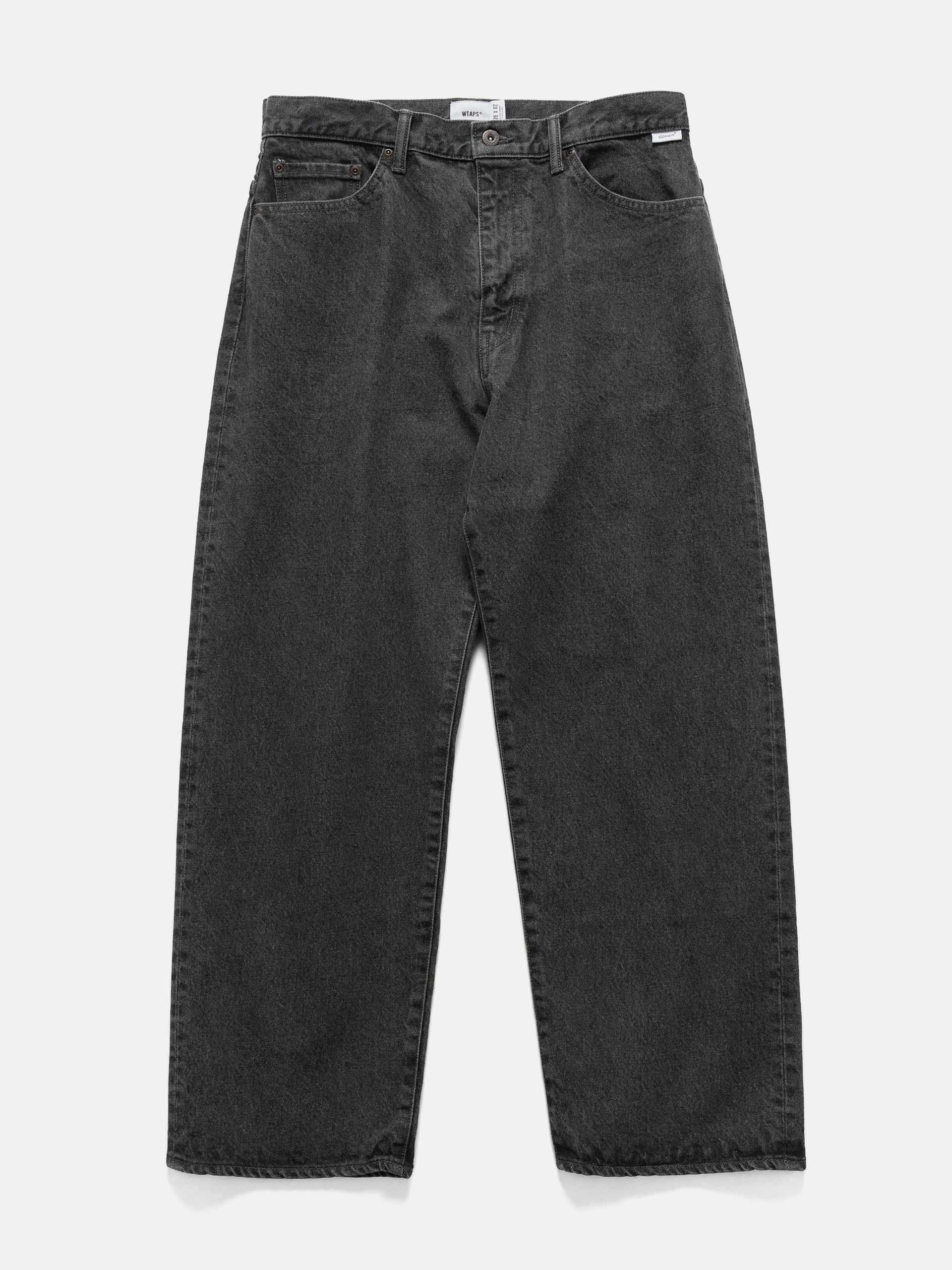 WTAPS Blues Straight / Trousers / Cotton. Denim Black