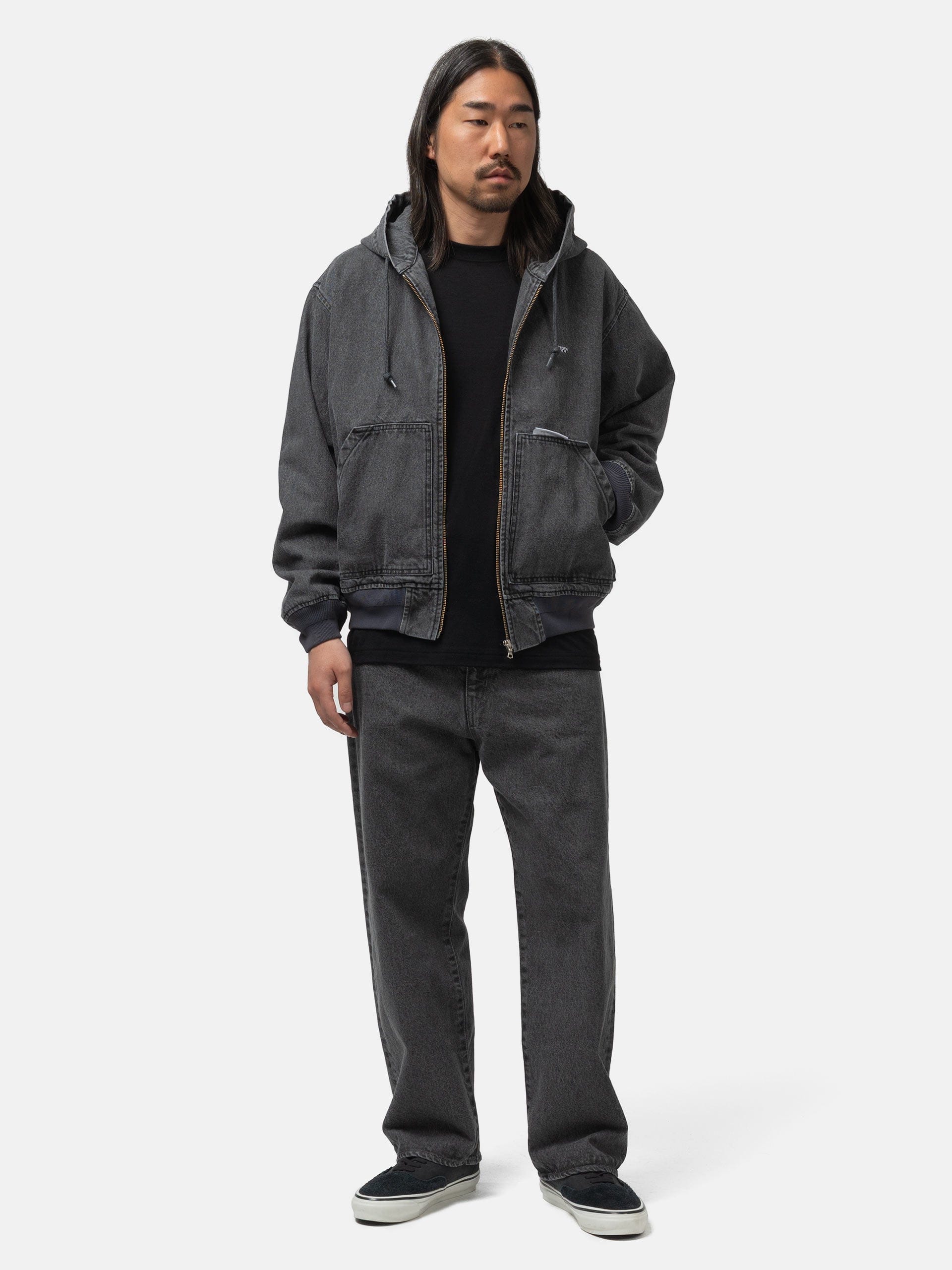 WTAPS Blues Straight / Trousers / Cotton. Denim Black