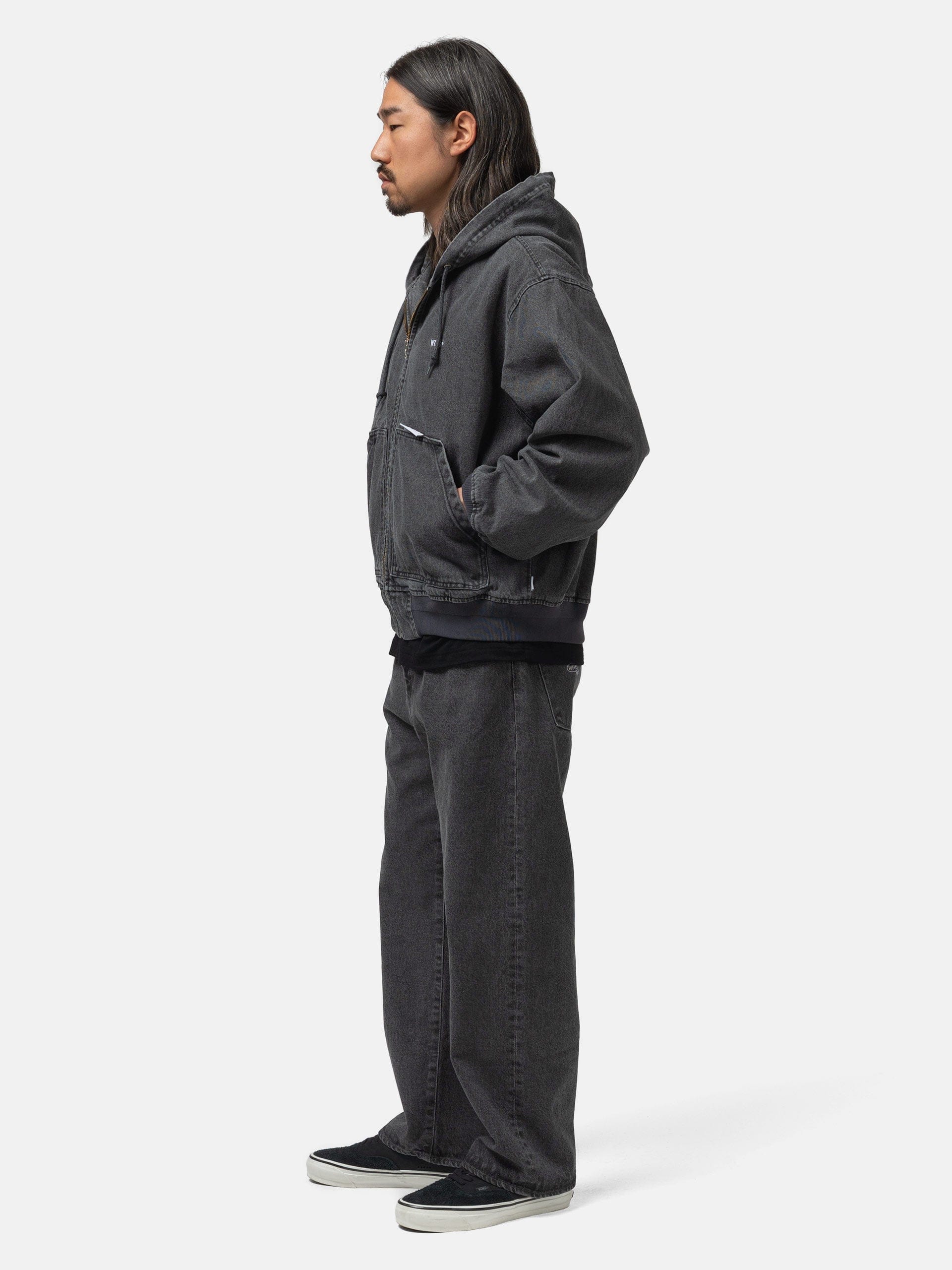 WTAPS Blues Straight / Trousers / Cotton. Denim Black