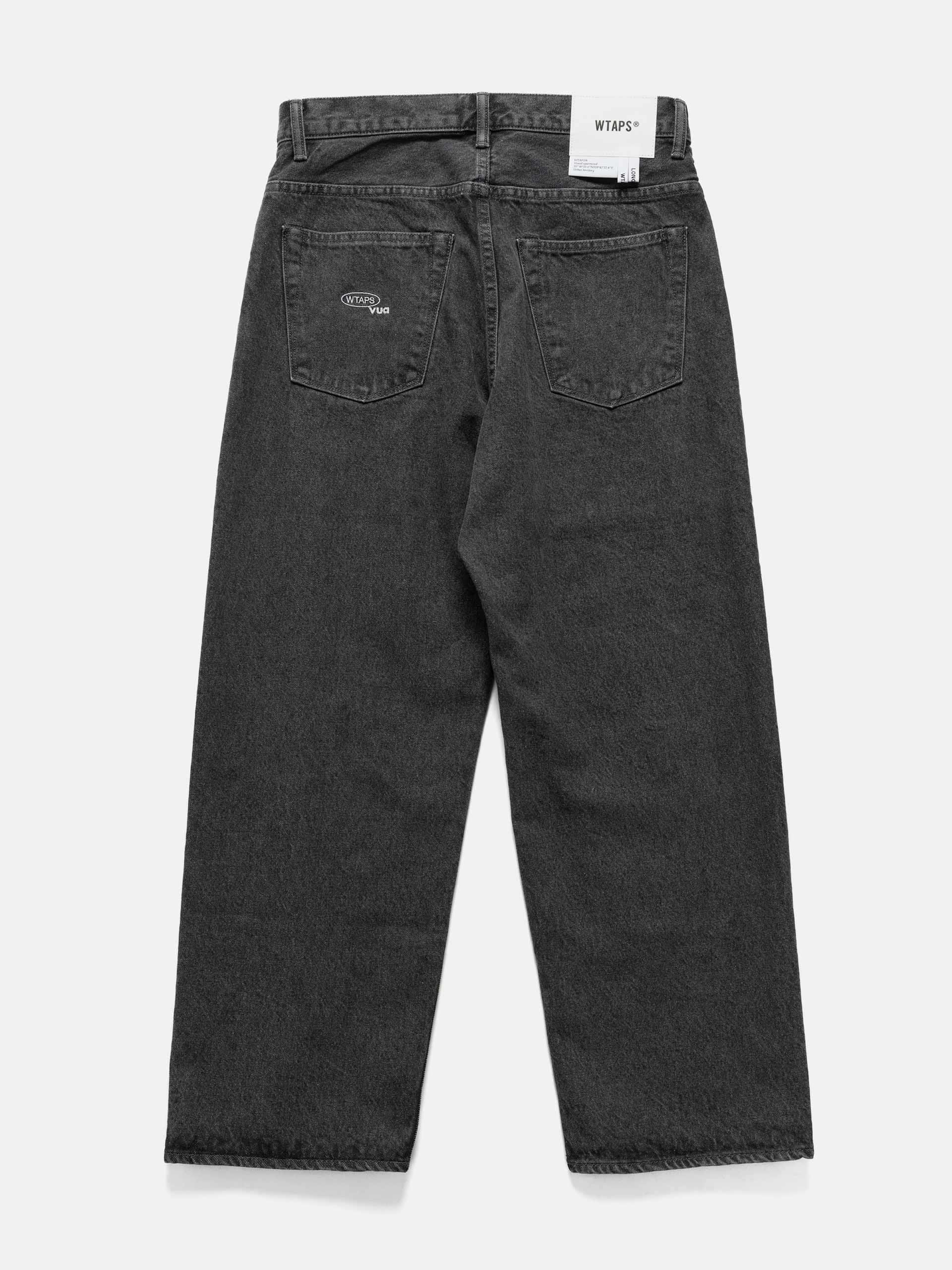 WTAPS Blues Straight / Trousers / Cotton. Denim Black