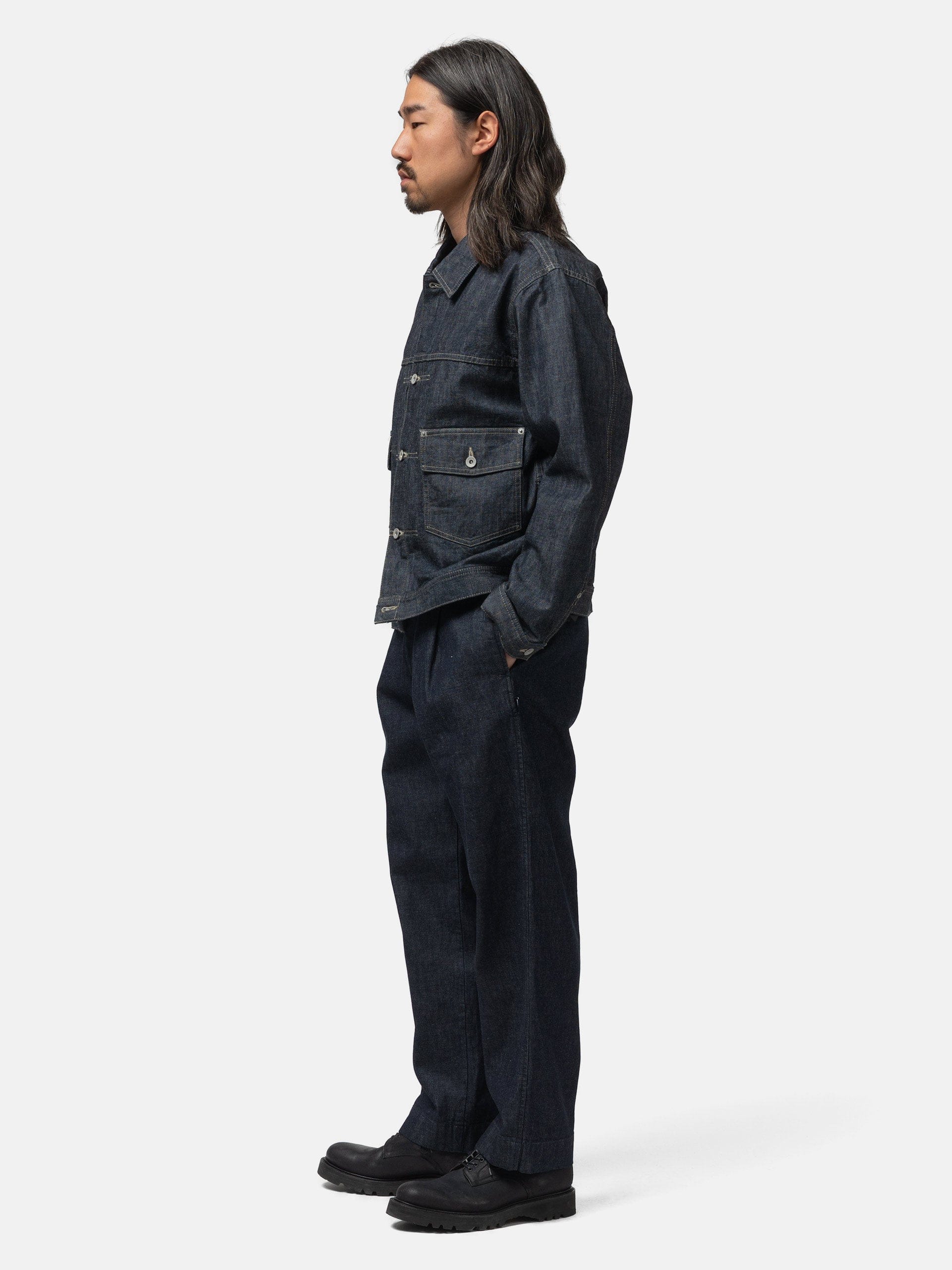 Neighborhood Denim Tuck Pants Indigo