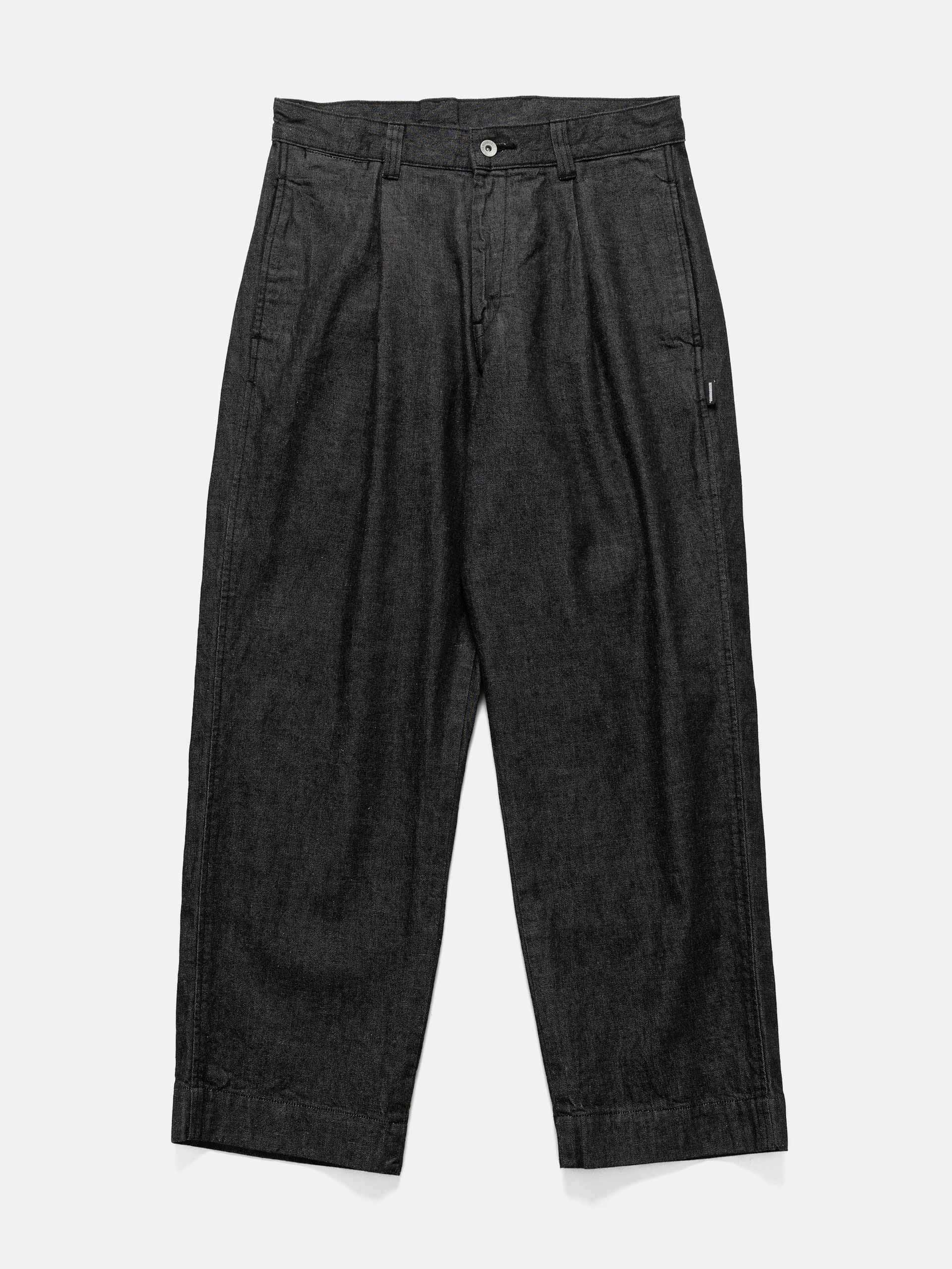 Neighborhood Denim Tuck Pants Black