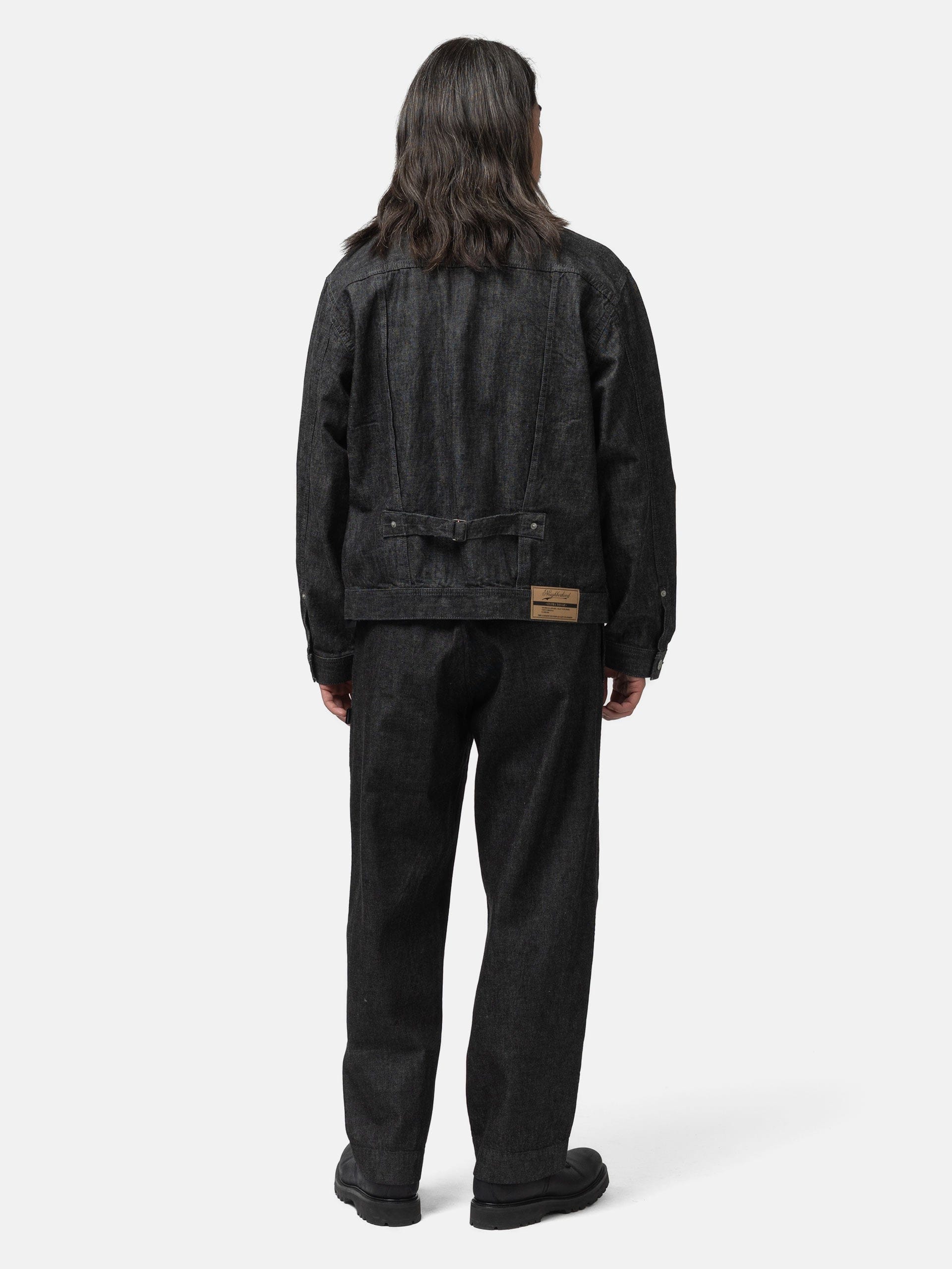 Neighborhood Denim Tuck Pants Black