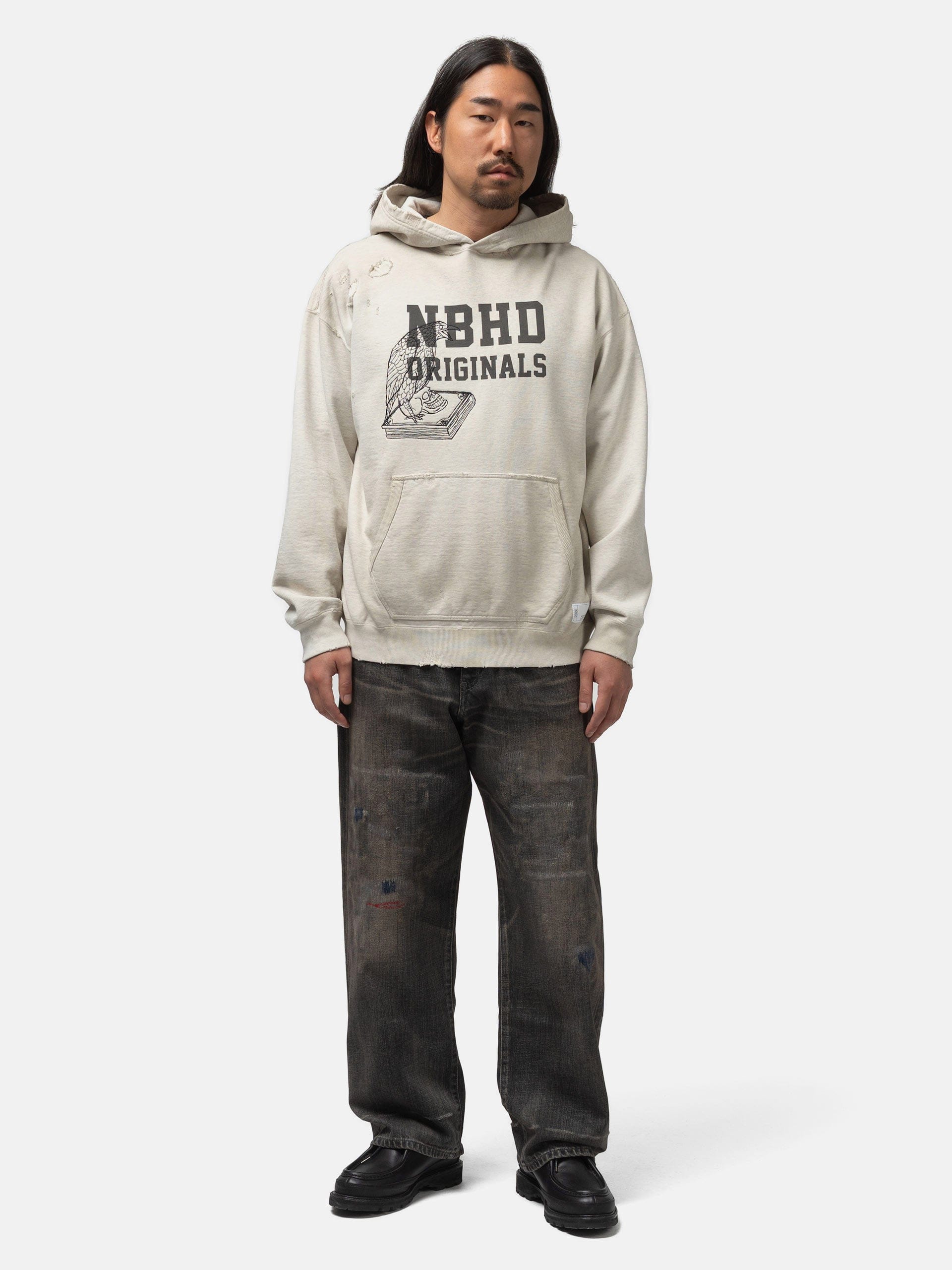 Neighborhood Savage Sweat Hoodie LS Oatmeal