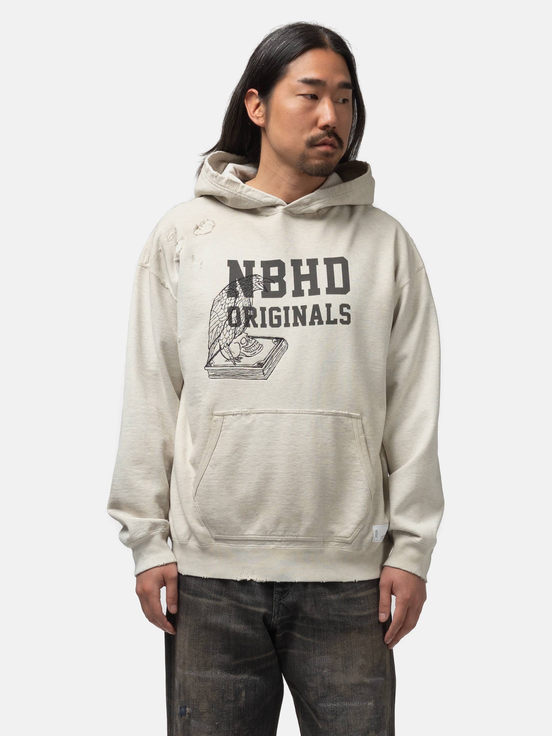 Neighborhood Savage Sweat Hoodie LS Oatmeal